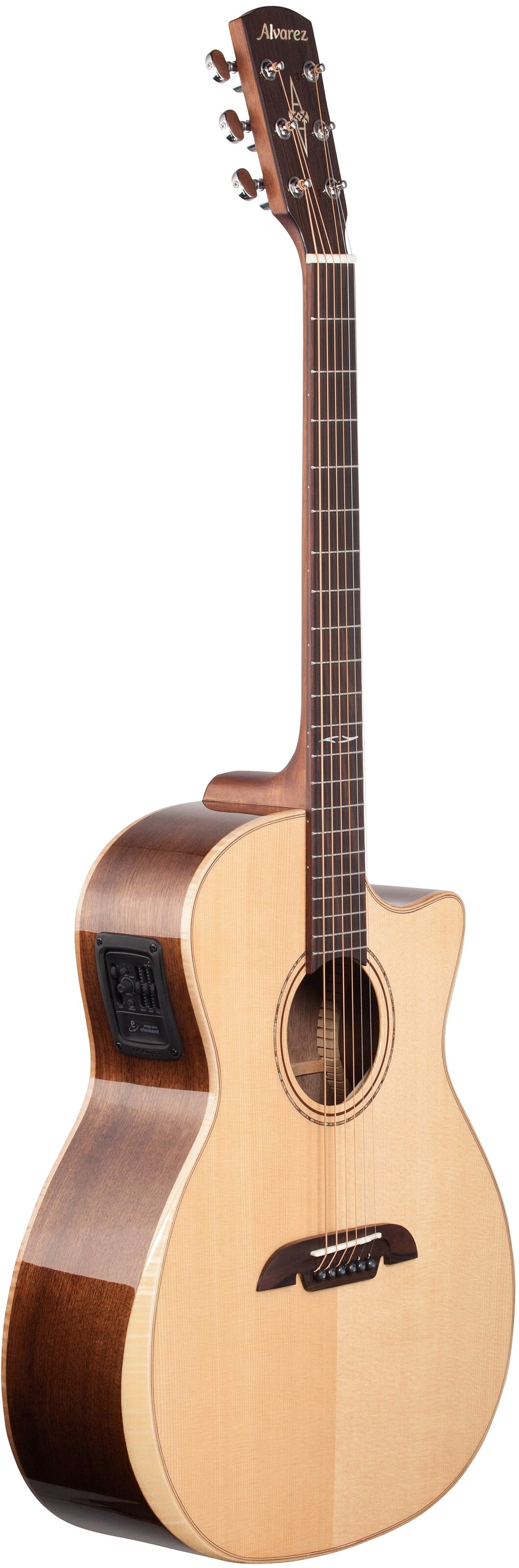 Alvarez AG70WCEAR Grand Auditorium Cutaway Acoustic-Electric Guitar, New, Body Left Front