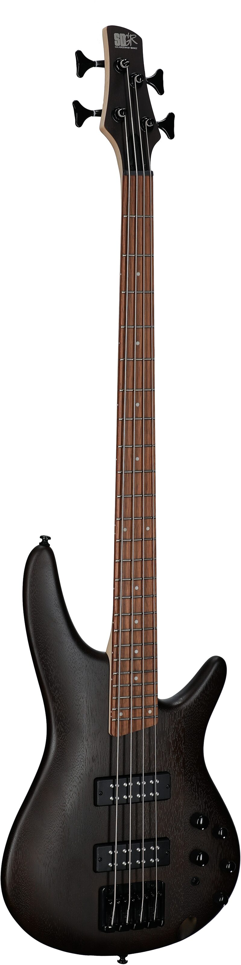Ibanez SR300EB Electric Bass, Walnut Flat, Body Left Front