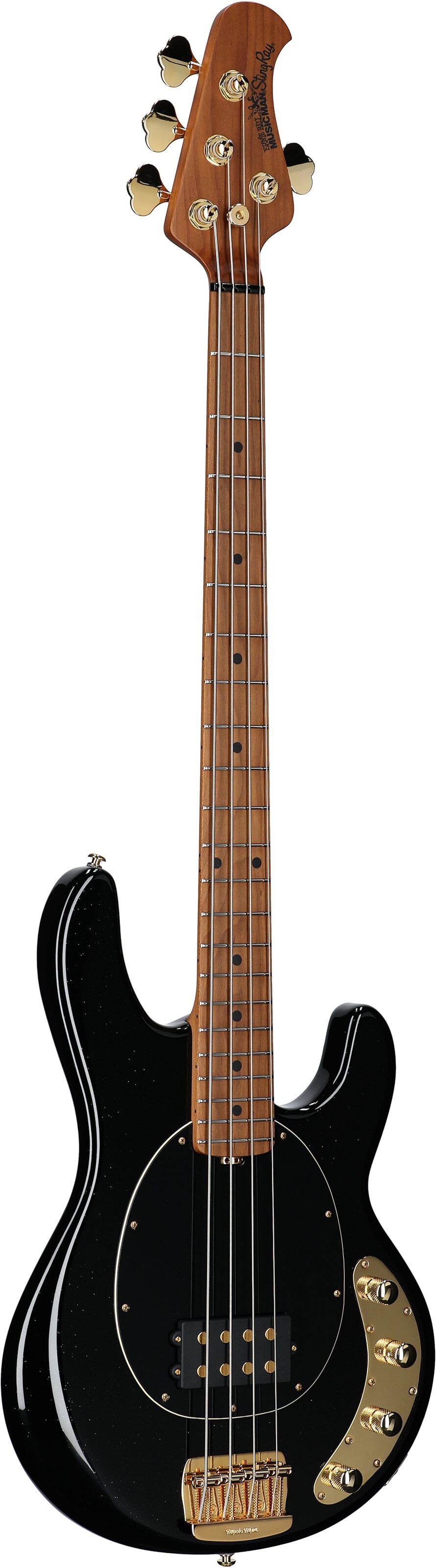 Ernie Ball Music Man StingRay Special Electric Bass (with Mono Case), Jackpot, Body Left Front