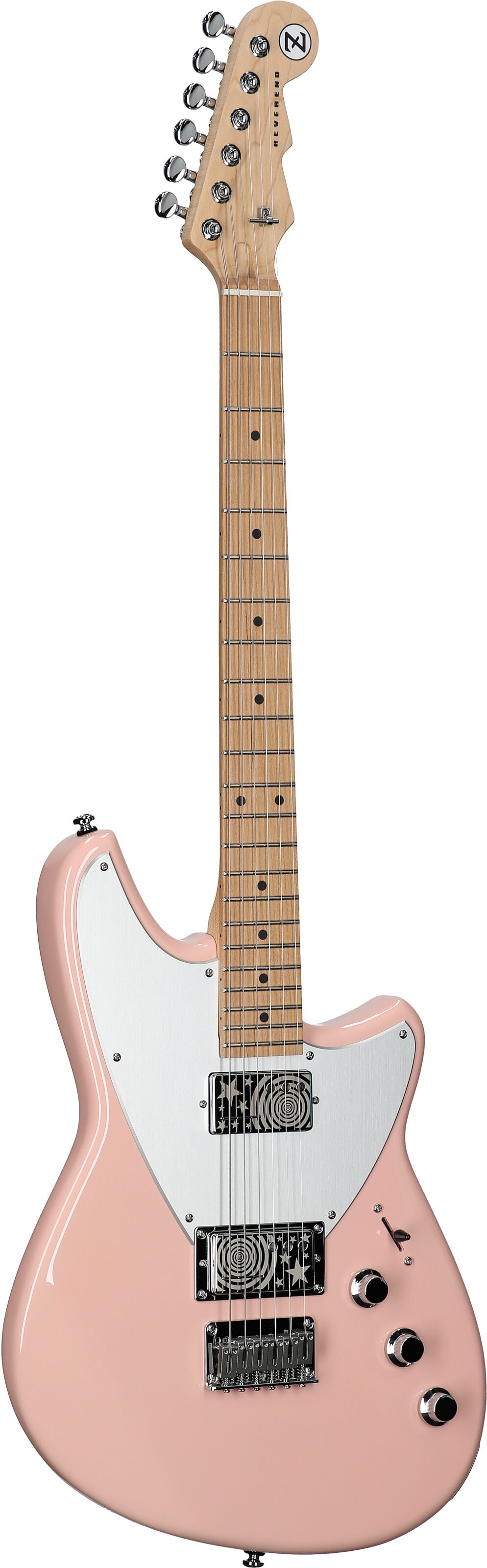 Reverend Billy Corgan Z-One Electric Guitar, Orchid Purple, Body Left Front