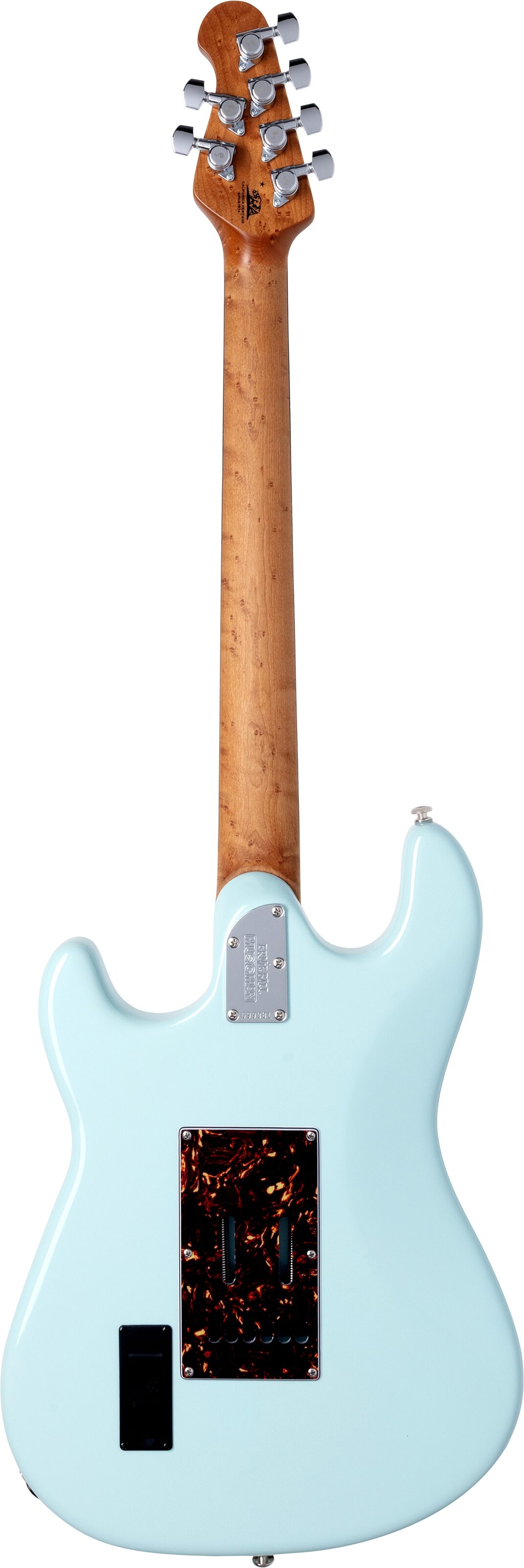 Ernie Ball Music Man Cutlass HSS Tremolo Electric Guitar (with Mono Gig Bag), Action Position Back