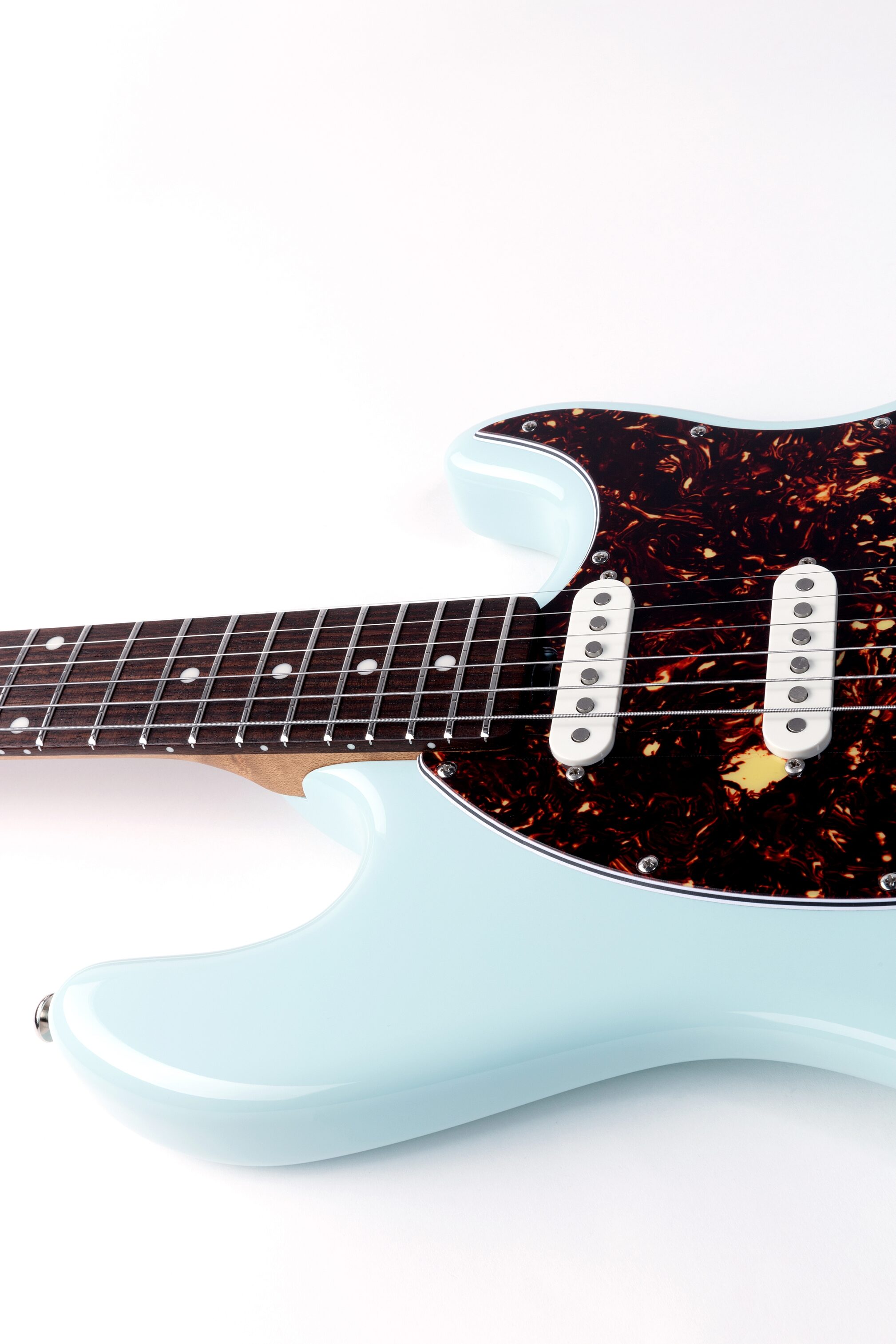 Ernie Ball Music Man Cutlass HSS Tremolo Electric Guitar (with Mono Gig Bag), Action Position Back