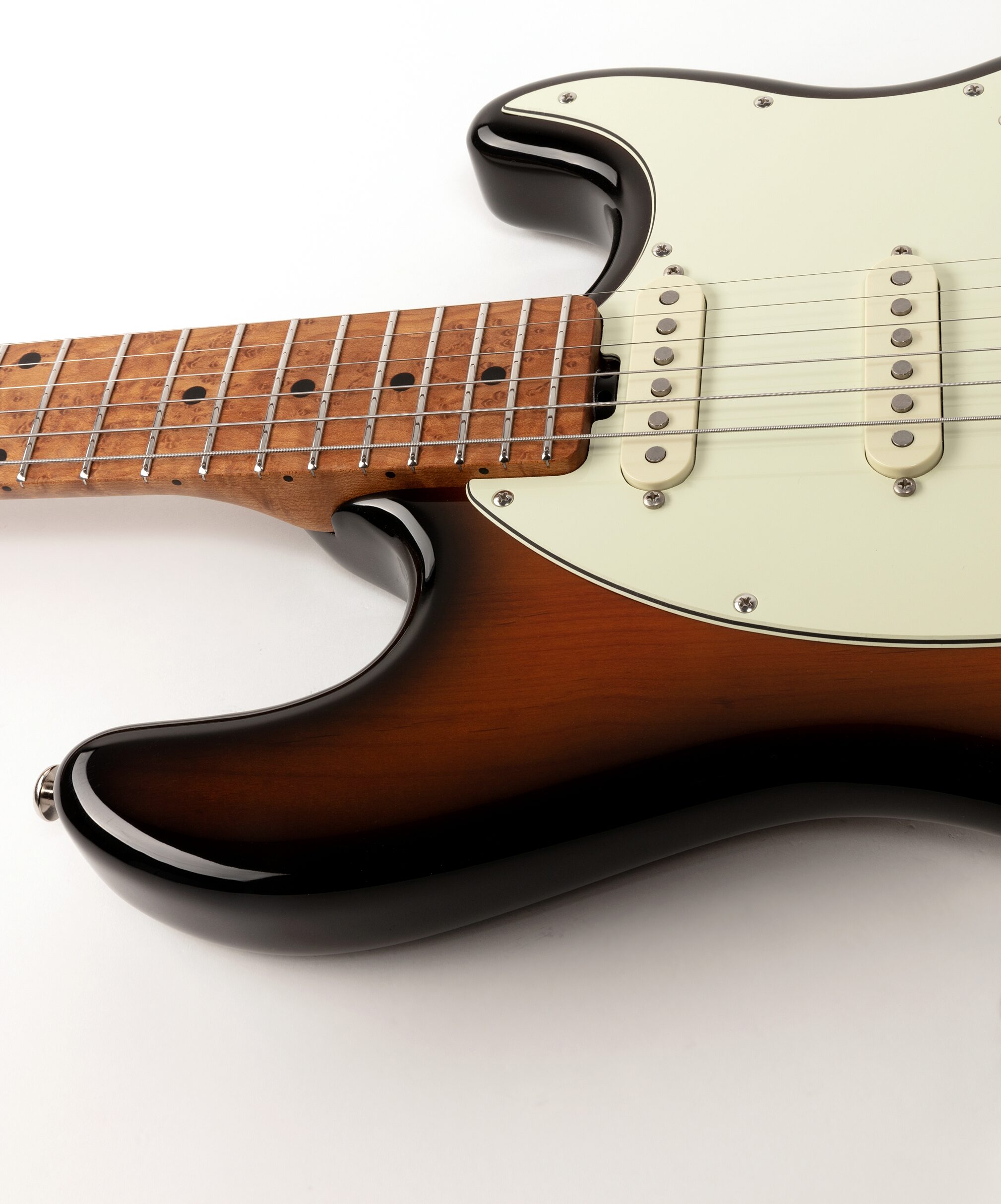 Ernie Ball Music Man Cutlass HSS Tremolo Electric Guitar (with Mono Gig Bag), Action Position Back