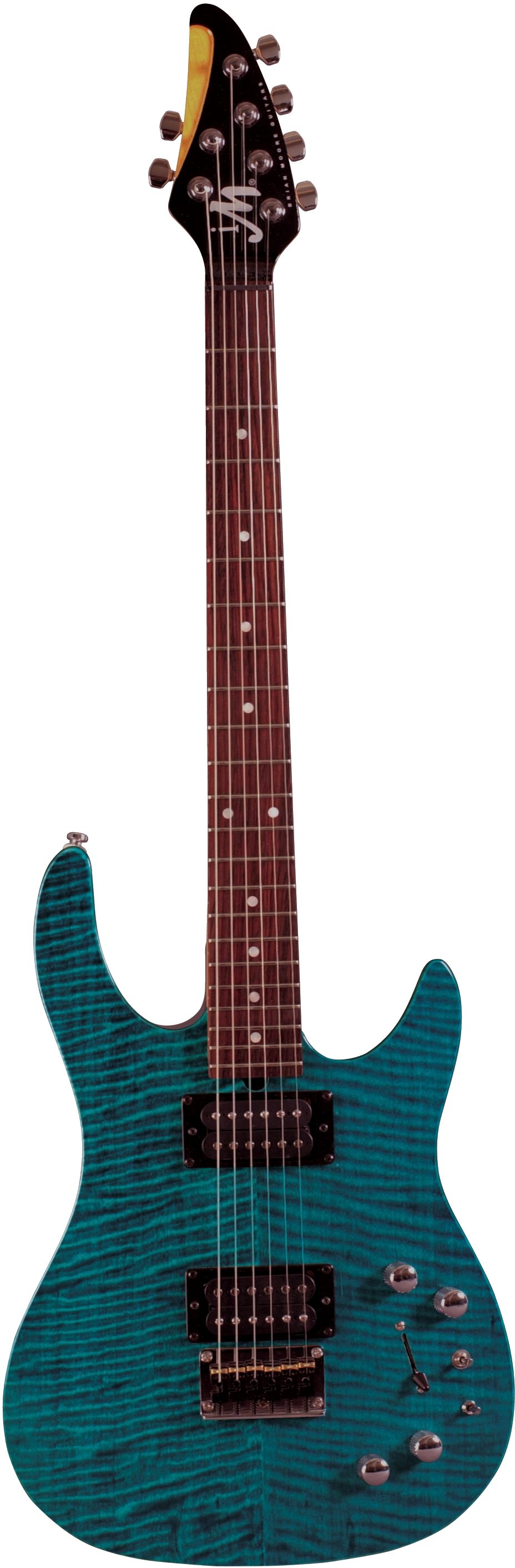Brian Moore iGuitar81.13 Electric Guitar with Roland Interface (with Gig Bag), Turquoise