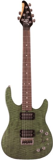 Brian Moore iGuitar81.13 Electric Guitar with Roland Interface (with Gig Bag), Emerald Green