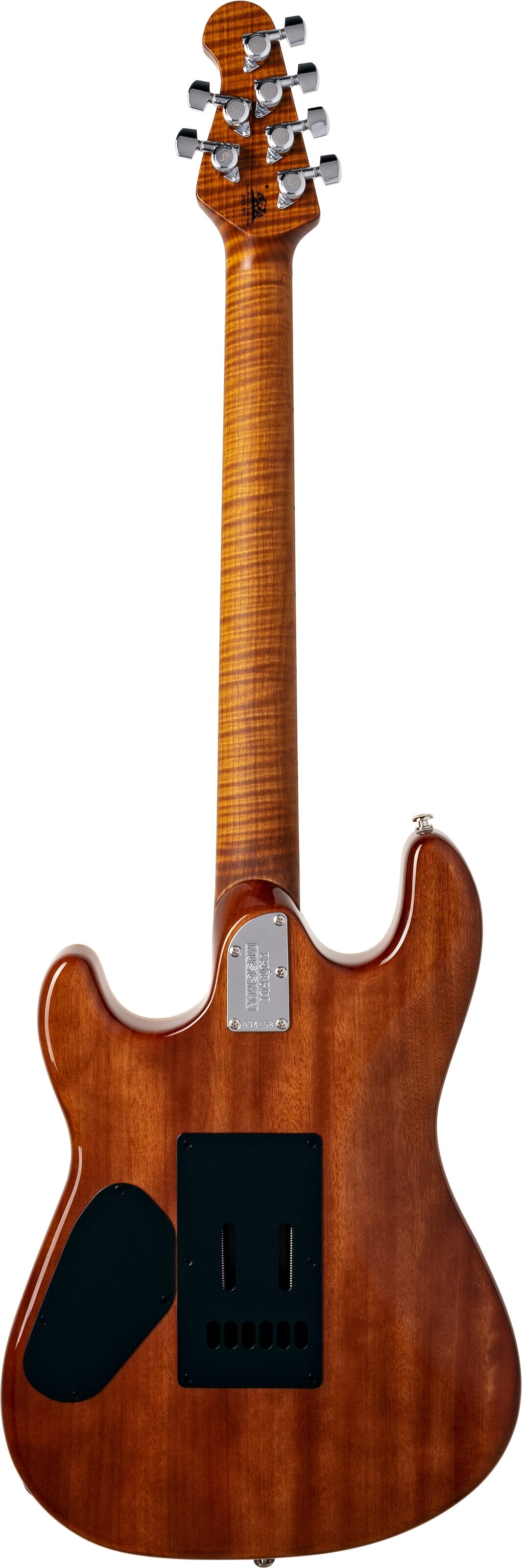 Ernie Ball Music Man Sabre HH Tremolo Electric Guitar, Maple Fingerboard (with Case), Action Position Back