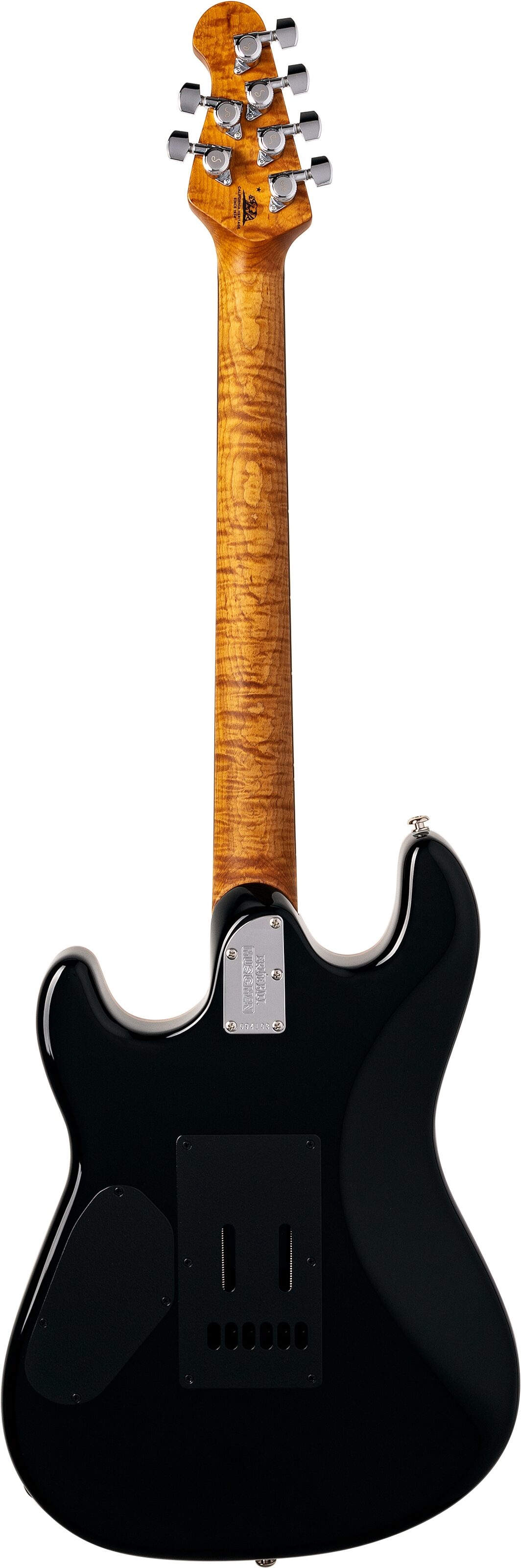 Ernie Ball Music Man Sabre HH Tremolo Electric Guitar, Maple Fingerboard (with Case), Action Position Back