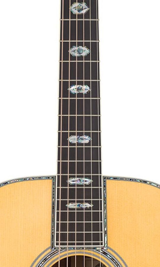 Martin OM Figured Koa Acoustic Guitar (with Case), Neck