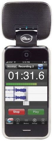 BLUE Mikey G2 iPod Microphone Recorder, Recording