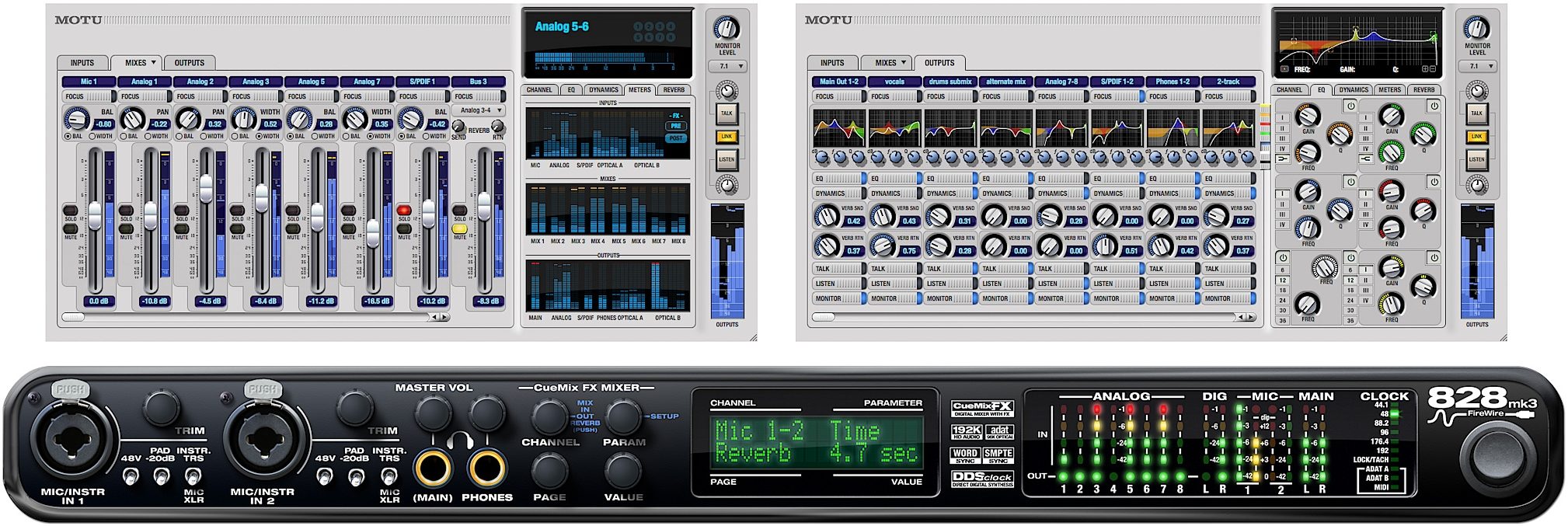 MOTU 828mk3 Firewire Audio Interface | zZounds