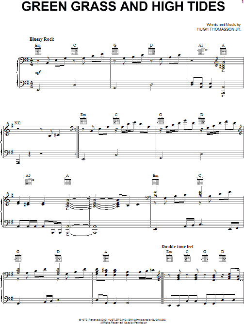 Green Grass And High Tides - Piano/Vocal/Guitar, New, Main