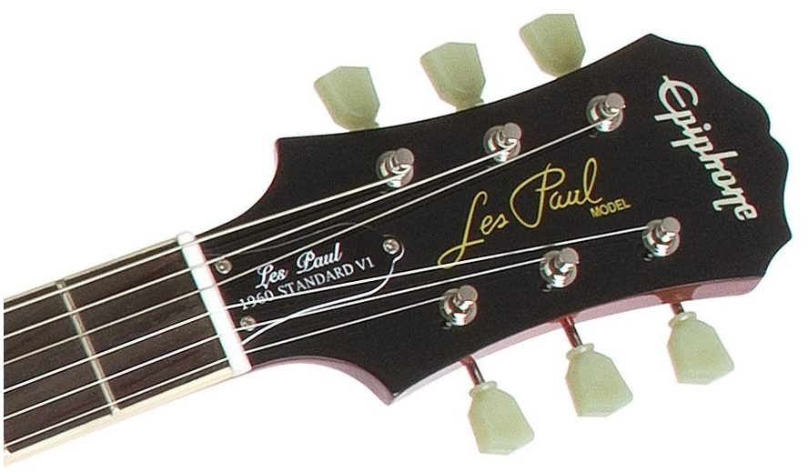 Epiphone Limited Edition 50th Anniversary 1960 Les Paul Standard Electric Guitar (with Case), Headstock