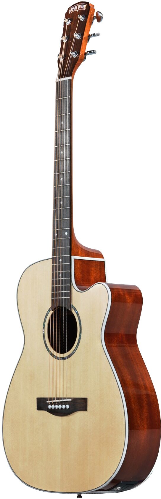Great Divide SM-CE-18 Songsmith Orchestra Acoustic-Electric Guitar, Gloss Natural