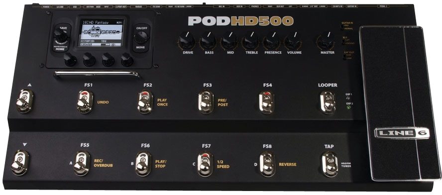 Line 6 POD HD500 Amp Modeling Multi-Effects Pedalboard | zZounds