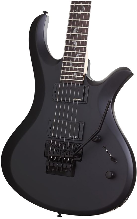 Schecter Damien Riot FR Electric Guitar with Floyd Rose, Body