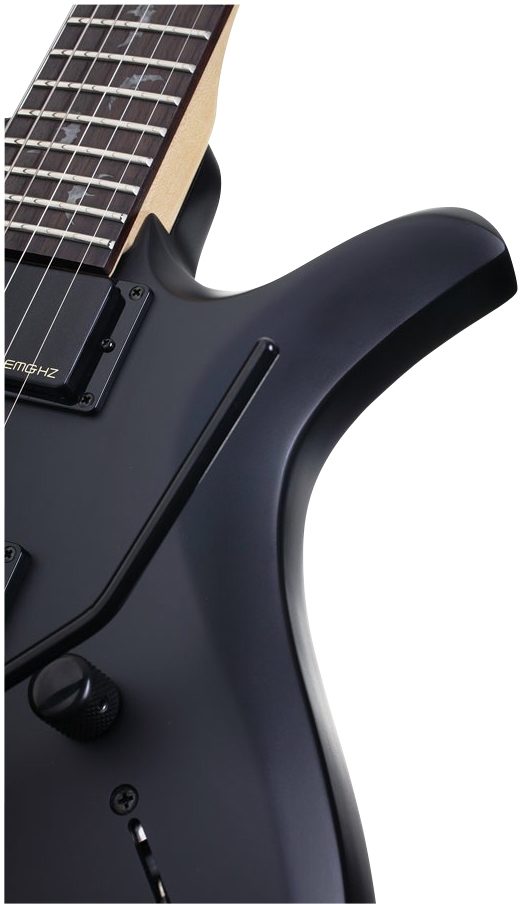 Schecter Damien Riot FR Electric Guitar with Floyd Rose, Neck