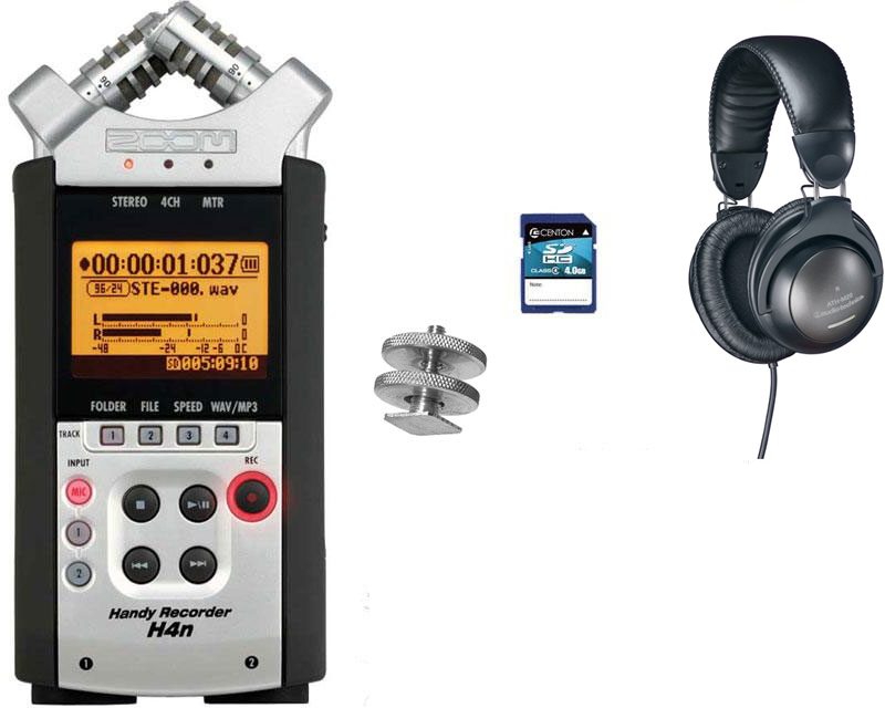 Zoom H4n On-Camera DSLR Audio Kit, Main