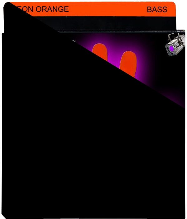 DR Strings NEON HiDef 5-String Electric Bass Strings, Orange