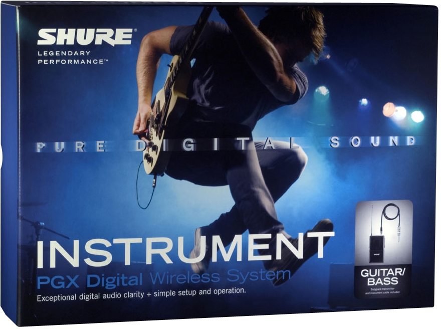 Shure PGXD14 Bodypack Guitar Wireless System | zZounds