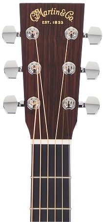 Martin DCPA3 Performing Artist Acoustic-Electric Guitar with Case, Headstock