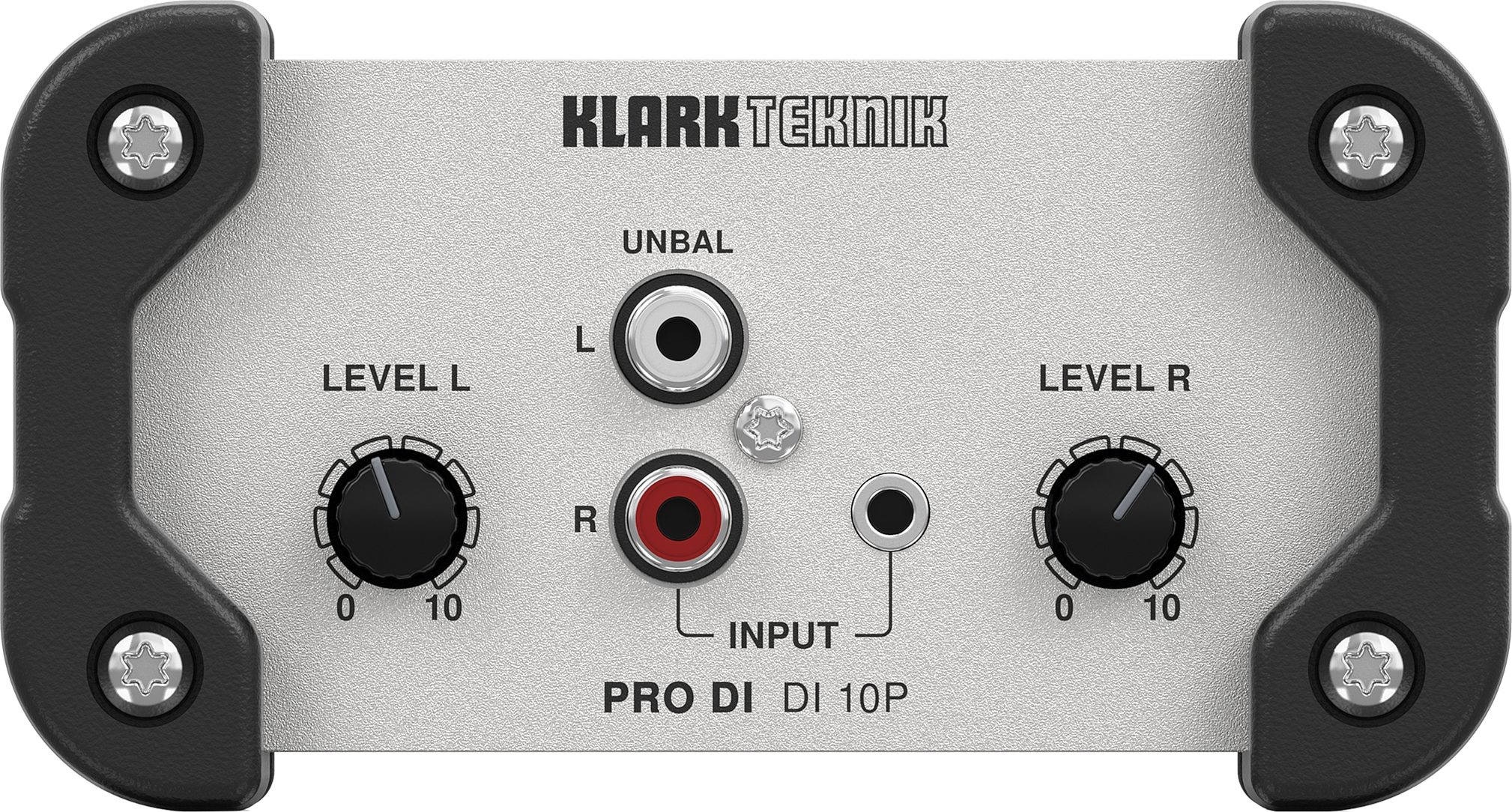 Klark Teknik DI 10P Passive Direct Injection Box Stereo Input Box, Action Position Back