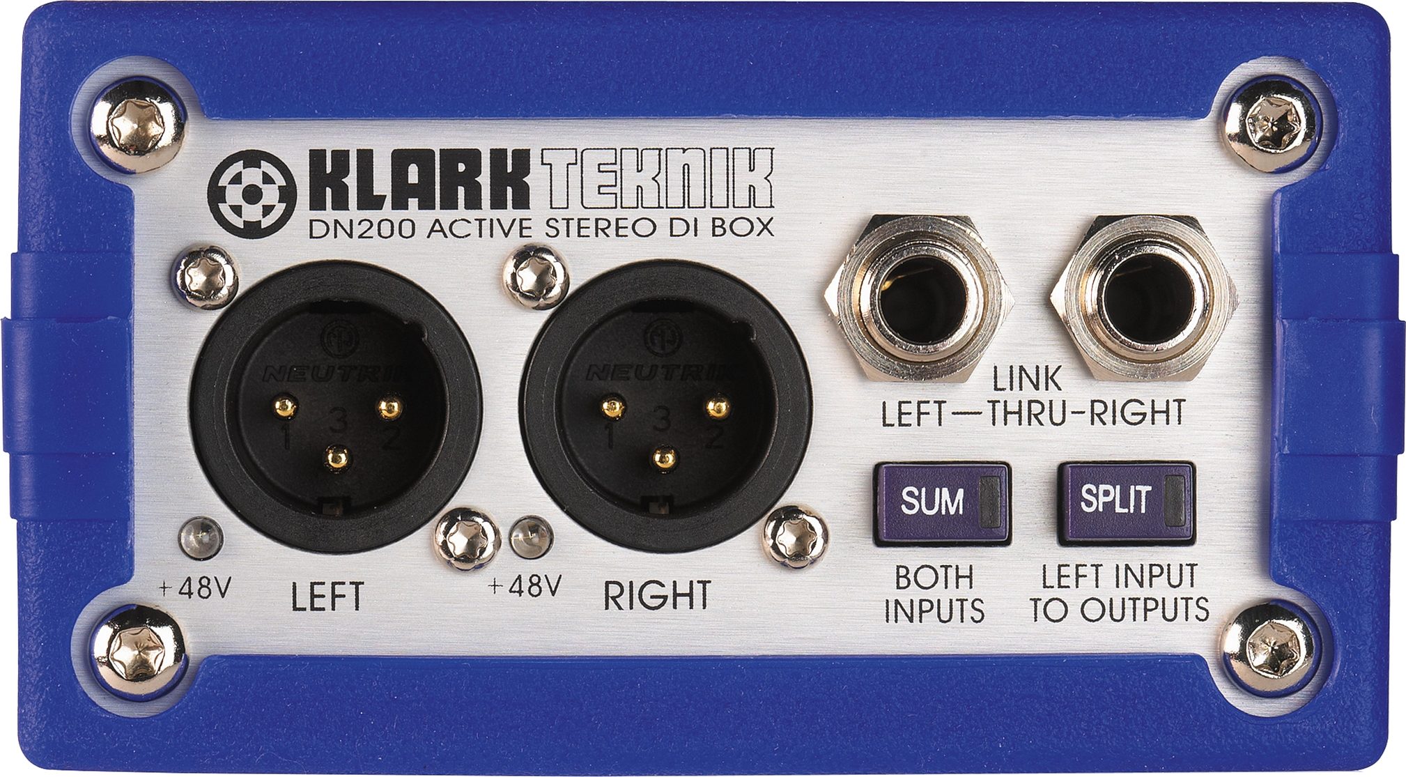 Klark Teknik DN200 Active Stereo DI Box, Action Position Back
