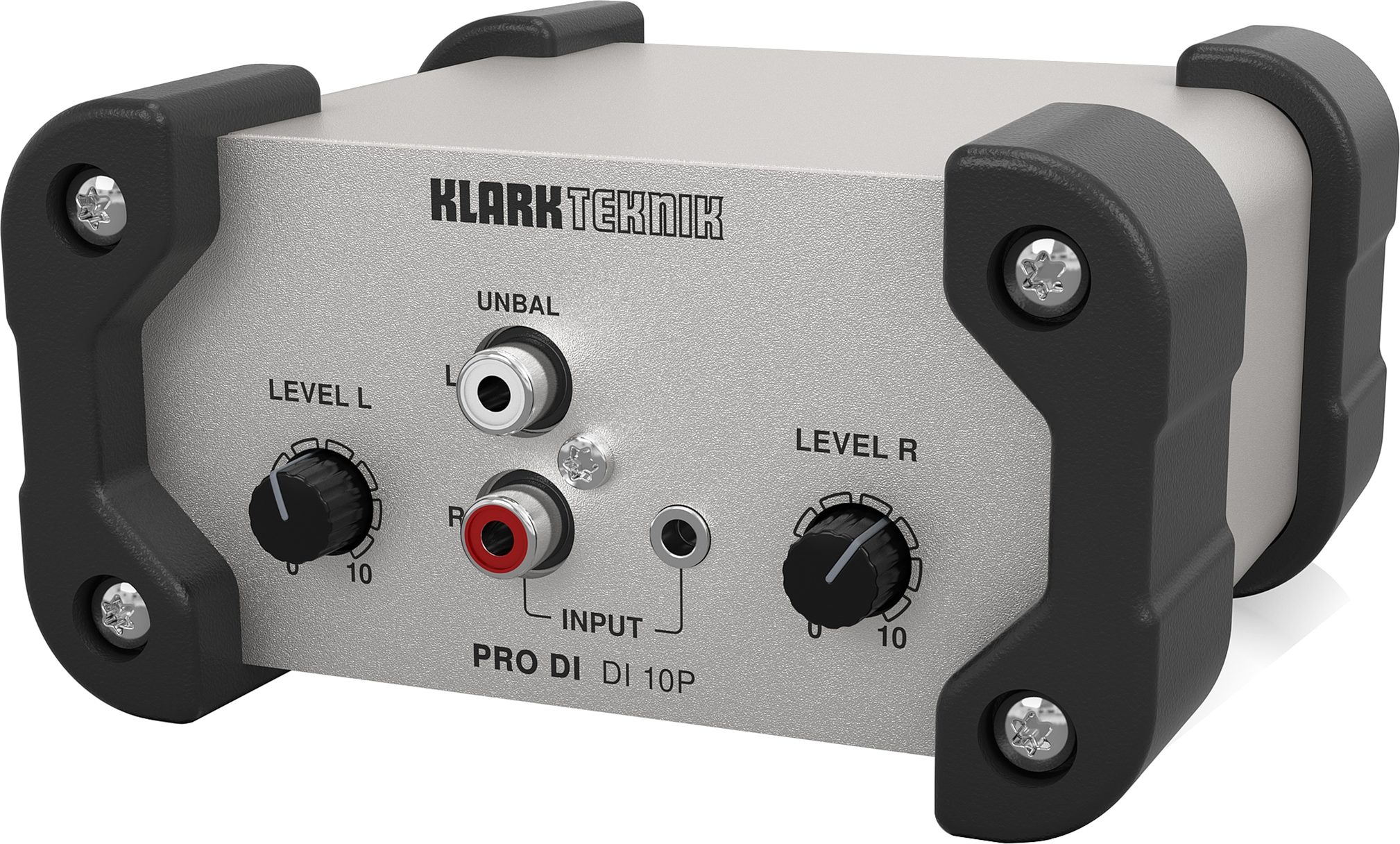 Klark Teknik DI 10P Passive Direct Injection Box Stereo Input Box, Action Position Back