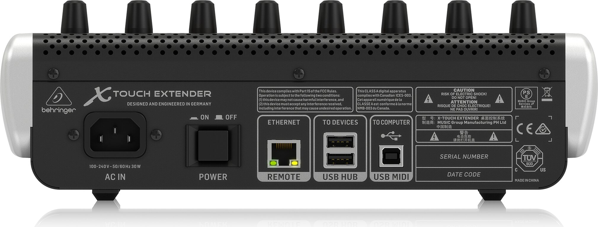 Behringer X-TOUCH EXTENDER Universal Controller, Action Position Back