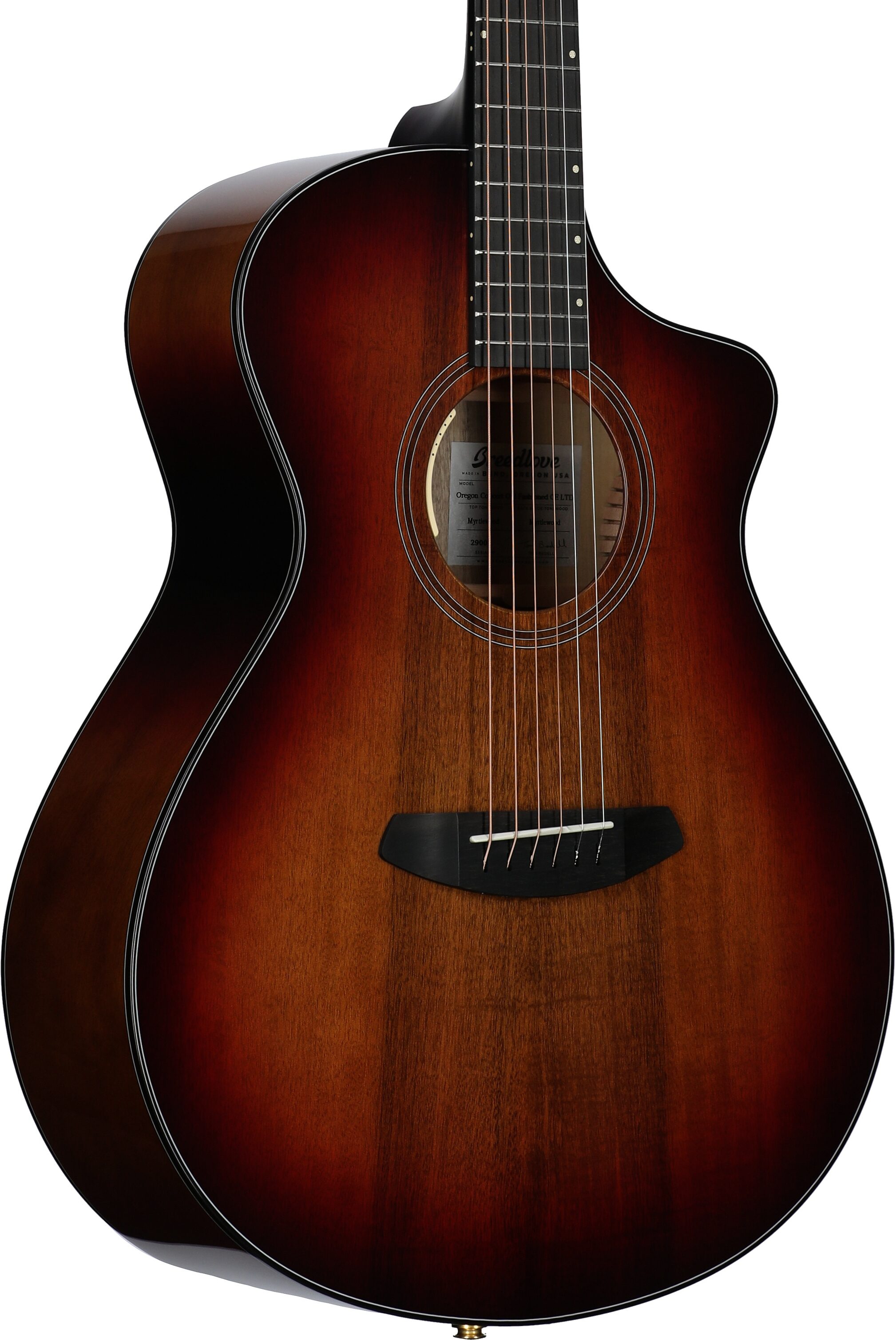Breedlove Oregon Limited Edition Concert CE Acoustic Guitar (with Case), Old Fashioned, Serial Number 29001, Full Left Front