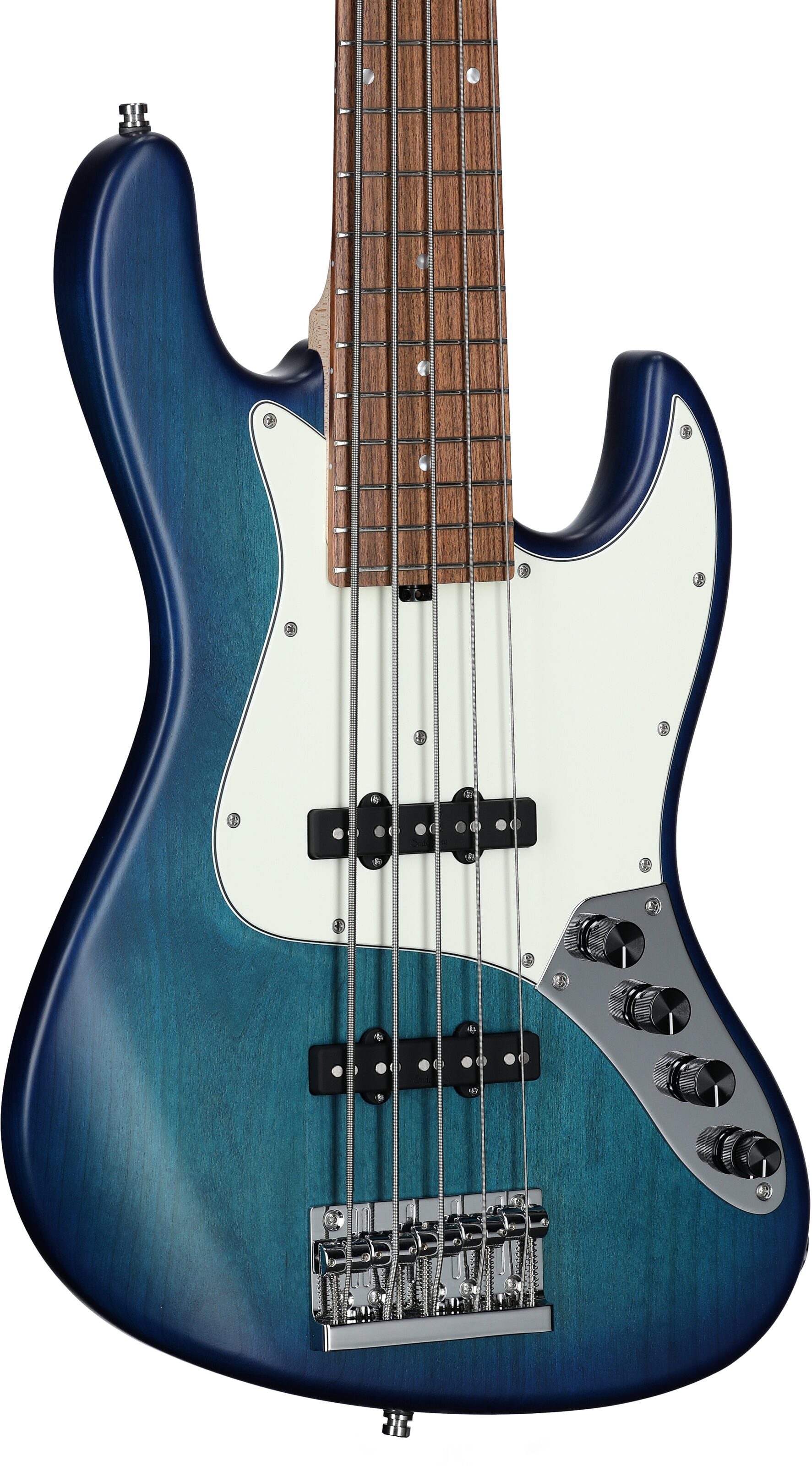 Sadowsky MetroLine 21-fret Vintage J/J Bass, 5-String (with Gig Bag), Bora Burst, Serial Number SML G 003233-23, Full Left Front