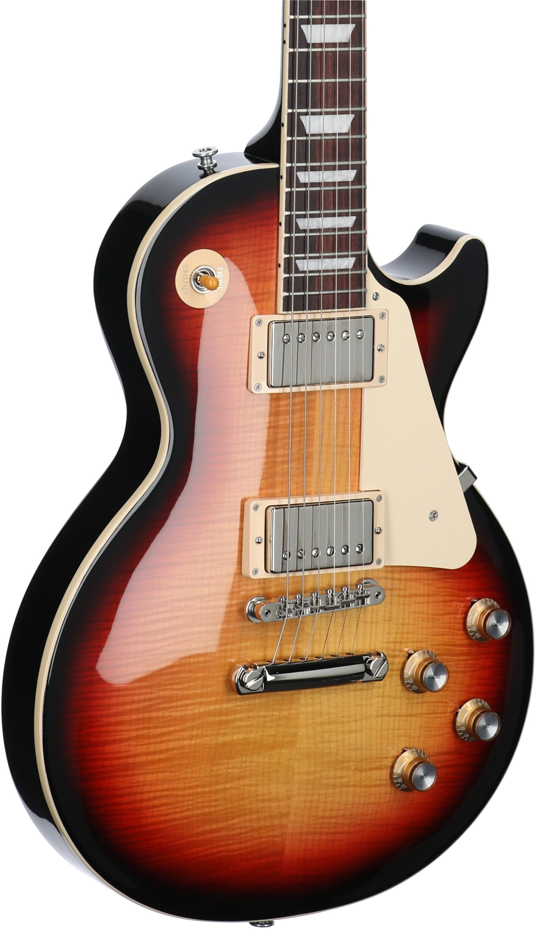 Gibson Exclusive Les Paul Standard '60s AAA Top Electric Guitar (with Case), Fireburst, Serial Number 226130317, Full Left Front