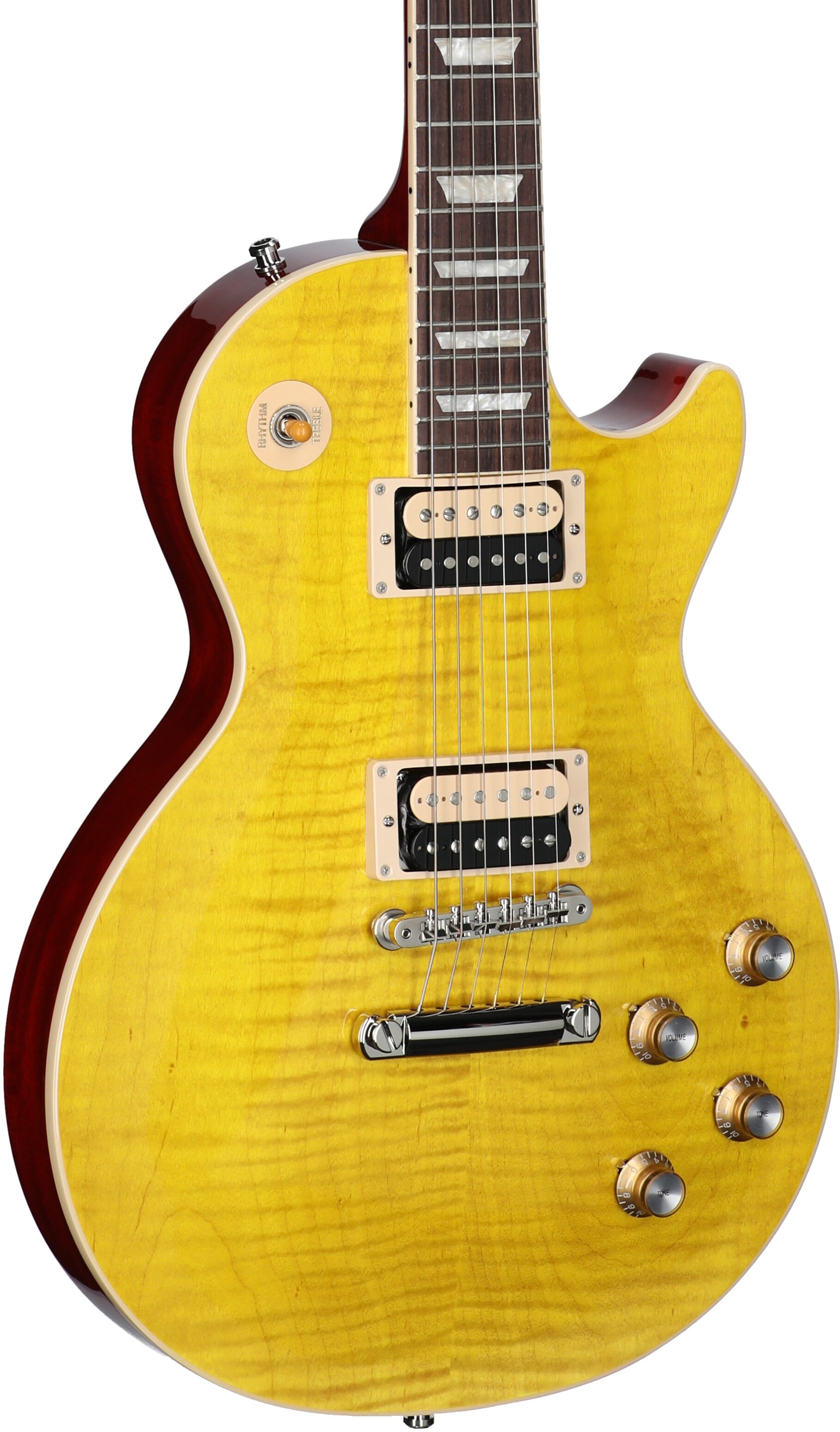 Gibson Slash Les Paul Standard Electric Guitar (with Case), Appetite Amber, Serial Number 212440178, Full Left Front