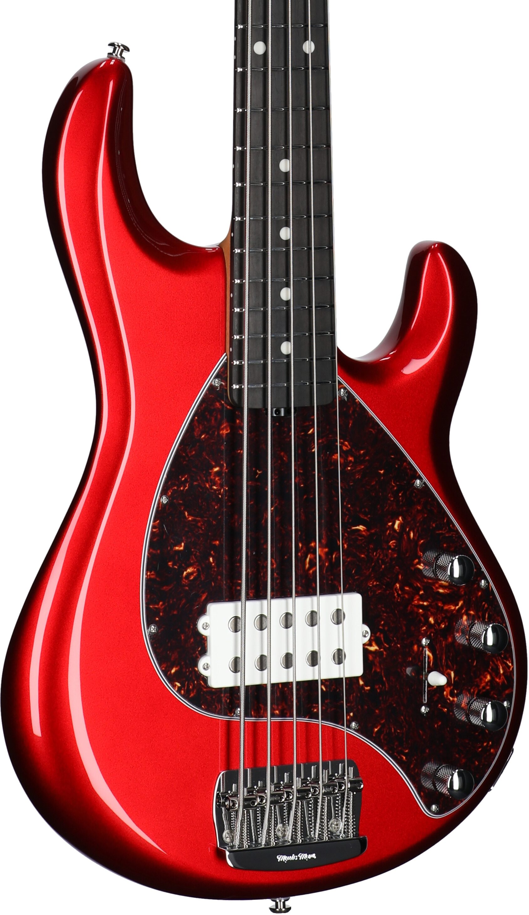 Ernie Ball Music Man StingRay 5 Special Electric Bass, 5-String (with Case), Candyman, Serial Number K04603, Full Left Front