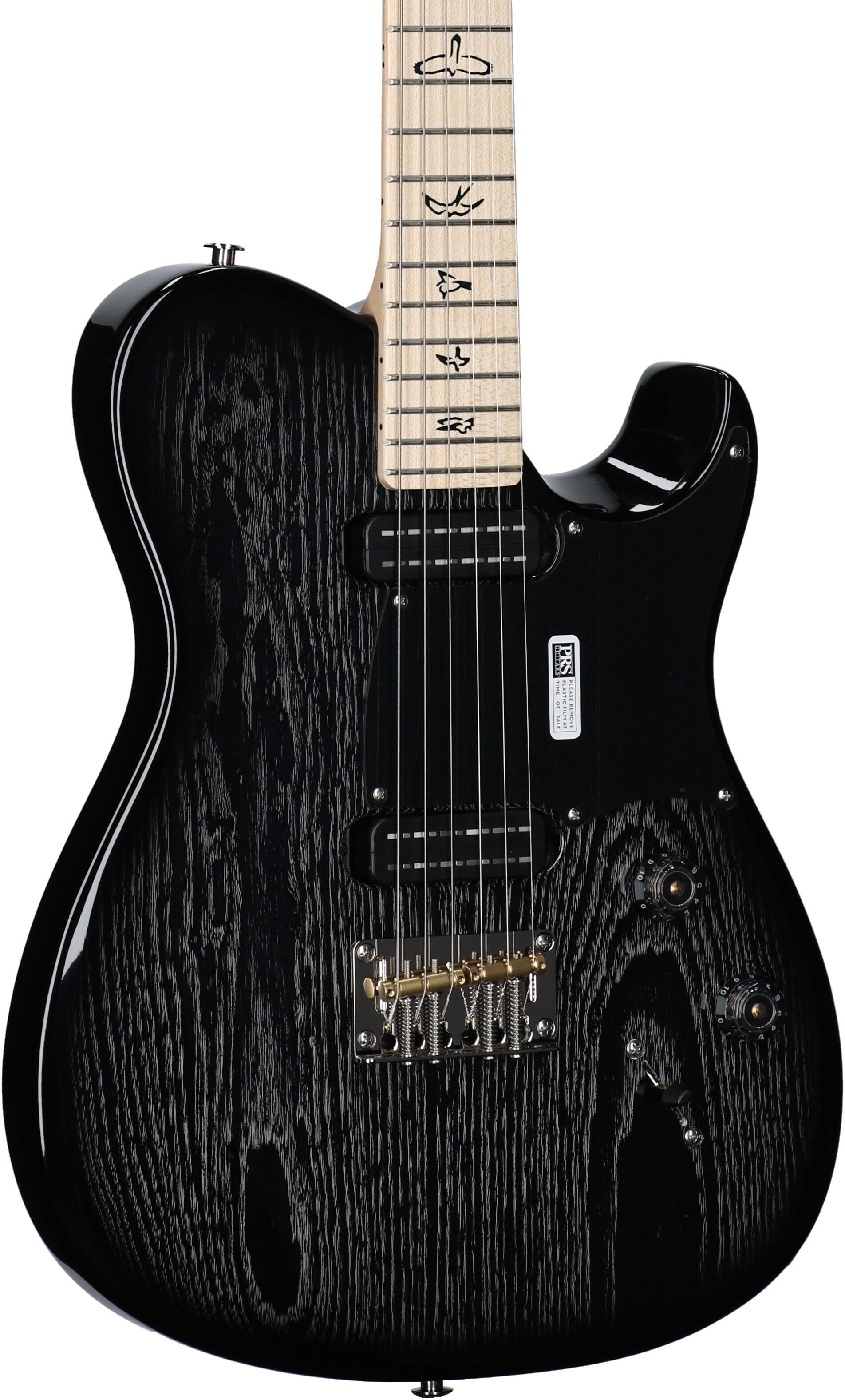 PRS Paul Reed Smith NF 53 Electric Guitar (with Gig Bag), Black Doghair Smokeburst, Serial Number 0392724, Full Left Front