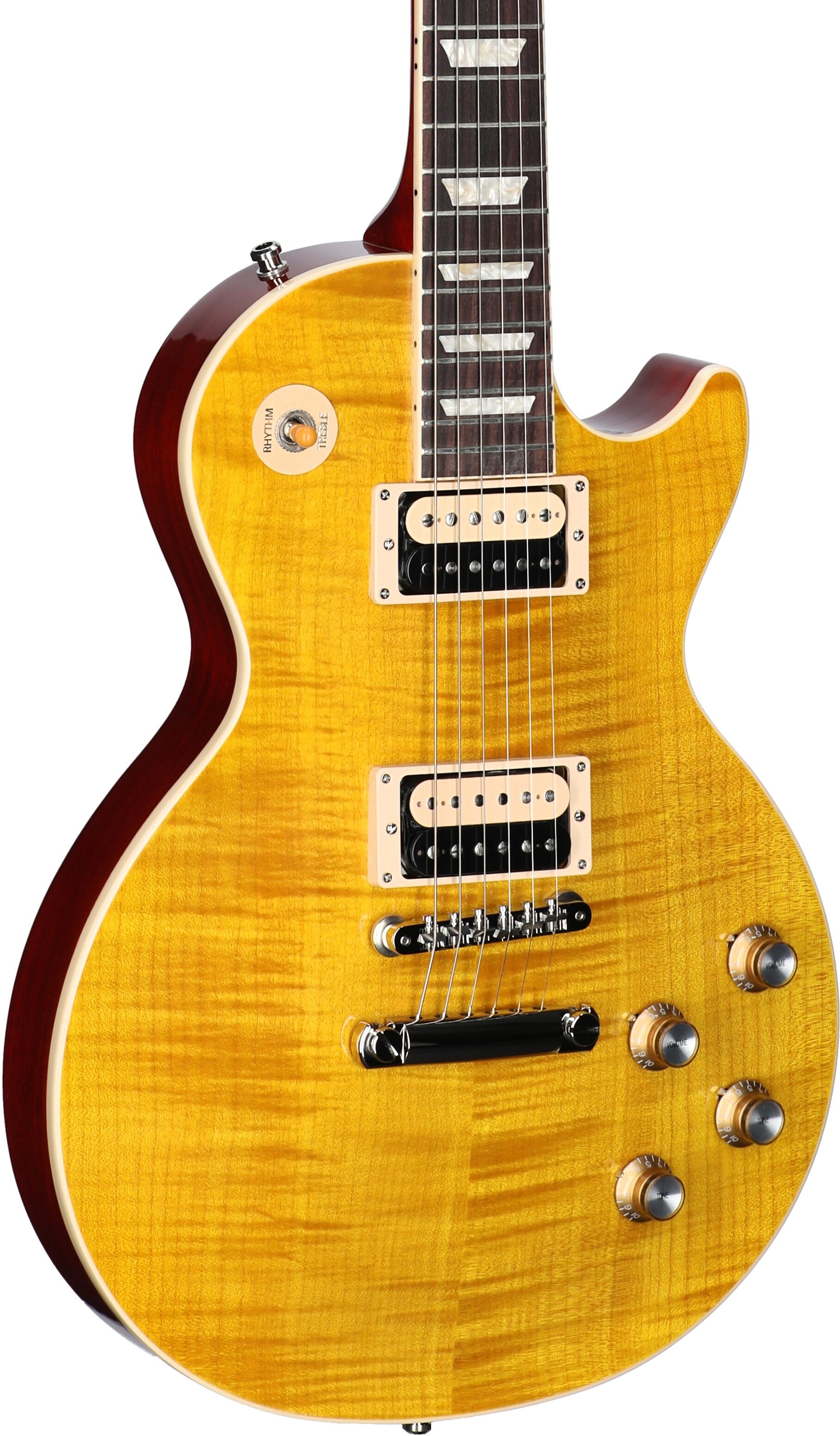 Gibson Slash Les Paul Standard Electric Guitar (with Case), Appetite Amber, Serial Number 217840193, Full Left Front