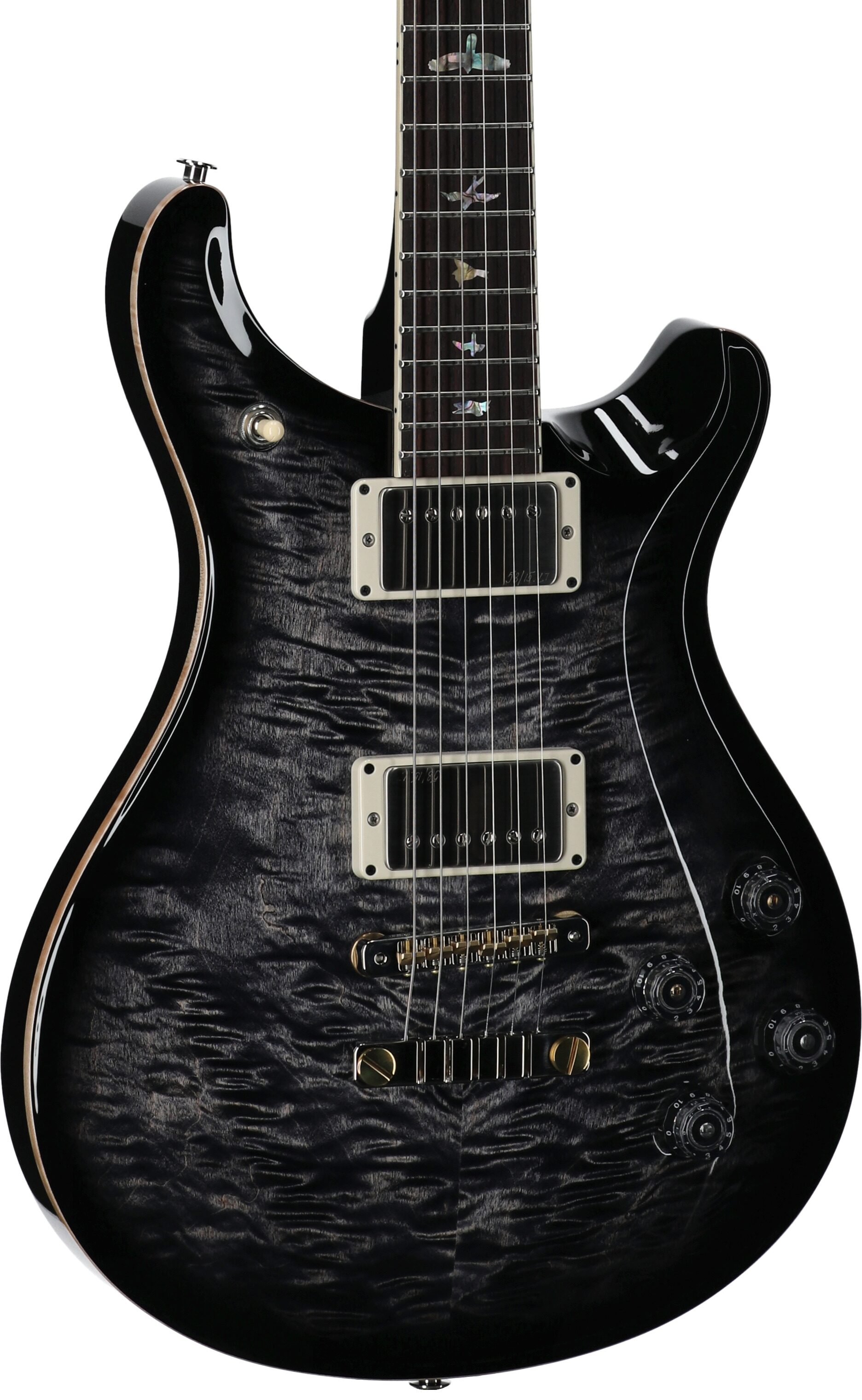 PRS Paul Reed Smith McCarty 594 Electric Guitar (with Case), Charcoal Burst, Serial Number 0394390, Full Left Front
