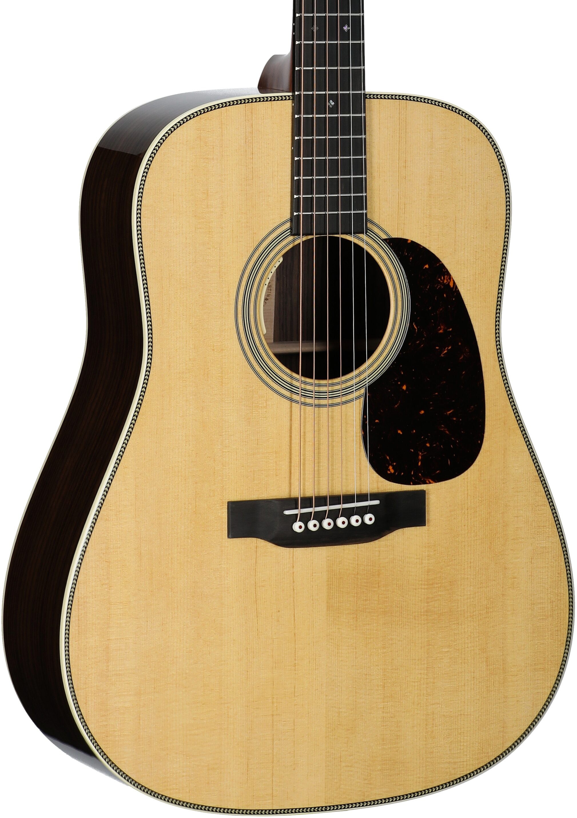 Martin HD-28E LRB Acoustic-Electric Guitar (with Case), Natural, Serial Number M2919057, Full Left Front