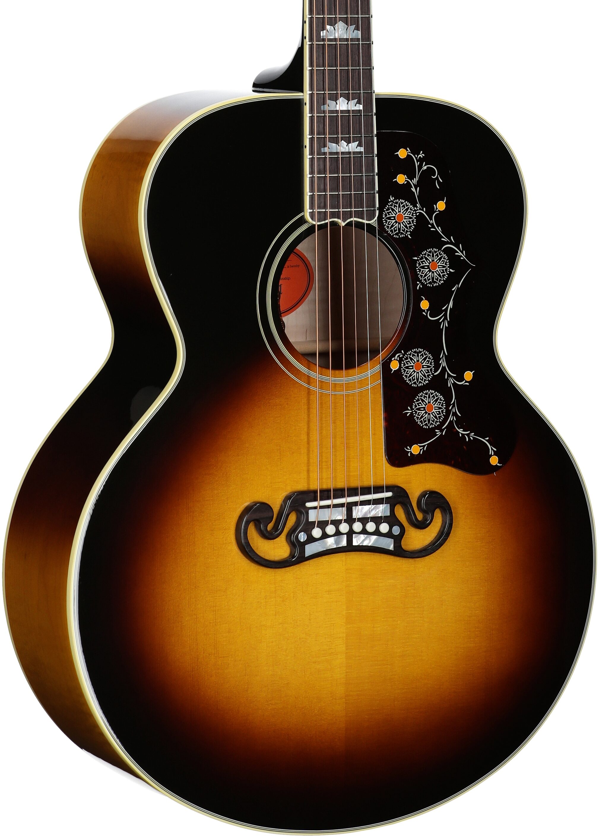 Gibson SJ-200 Original Jumbo Acoustic-Electric Guitar (with Case), Vintage Sunburst, Serial Number 23274007, Full Left Front