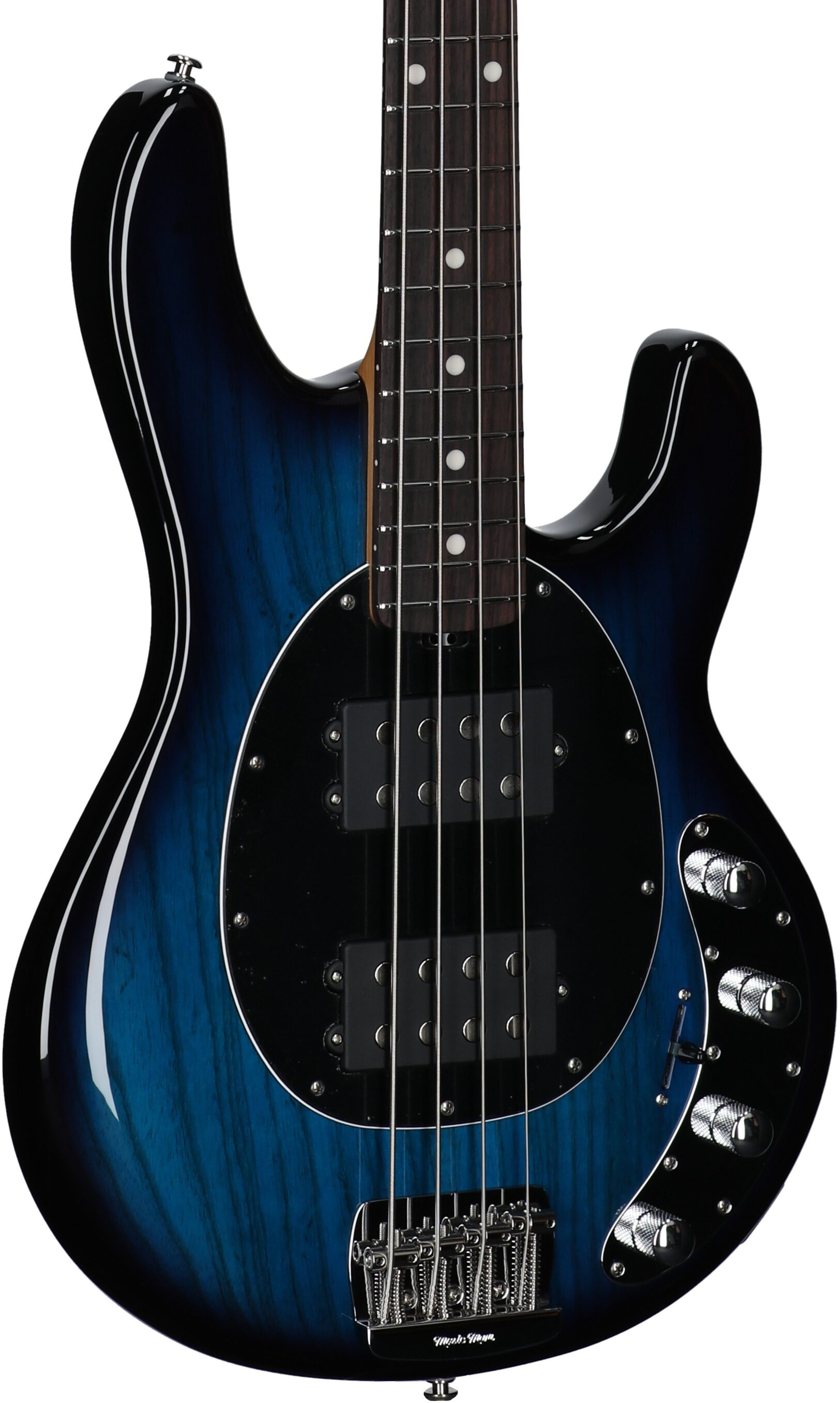 Ernie Ball Music Man StingRay Special HH Electric Bass (with Case), Pacific Blue, Serial Number K06495, Full Left Front