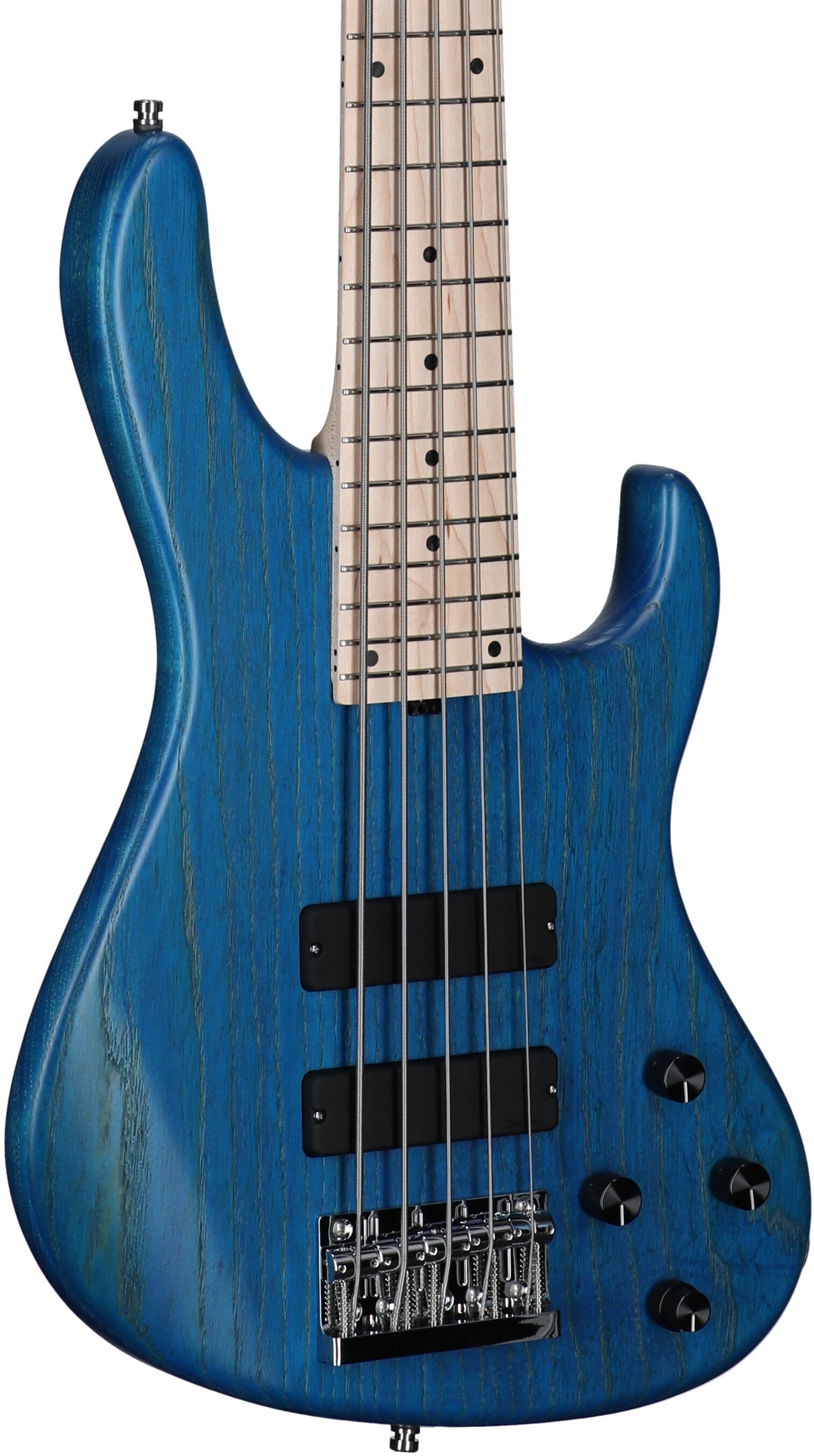 Sadowsky MetroLine 24-fret Modern Bass, 5-String (with Gig Bag), Ocean Blue, Serial Number SML D 004175-24, Full Left Front