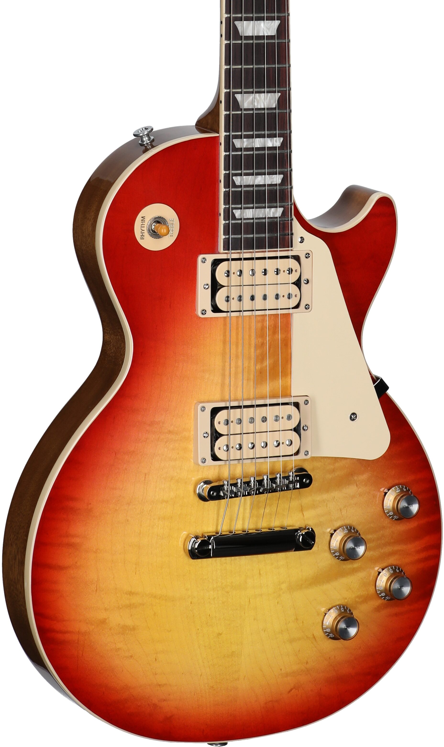 Gibson Limited Edition Les Paul Standard '60s Double Trouble Electric Guitar, Vintage Cherry Sunburst, Serial Number 202350047, Full Left Front