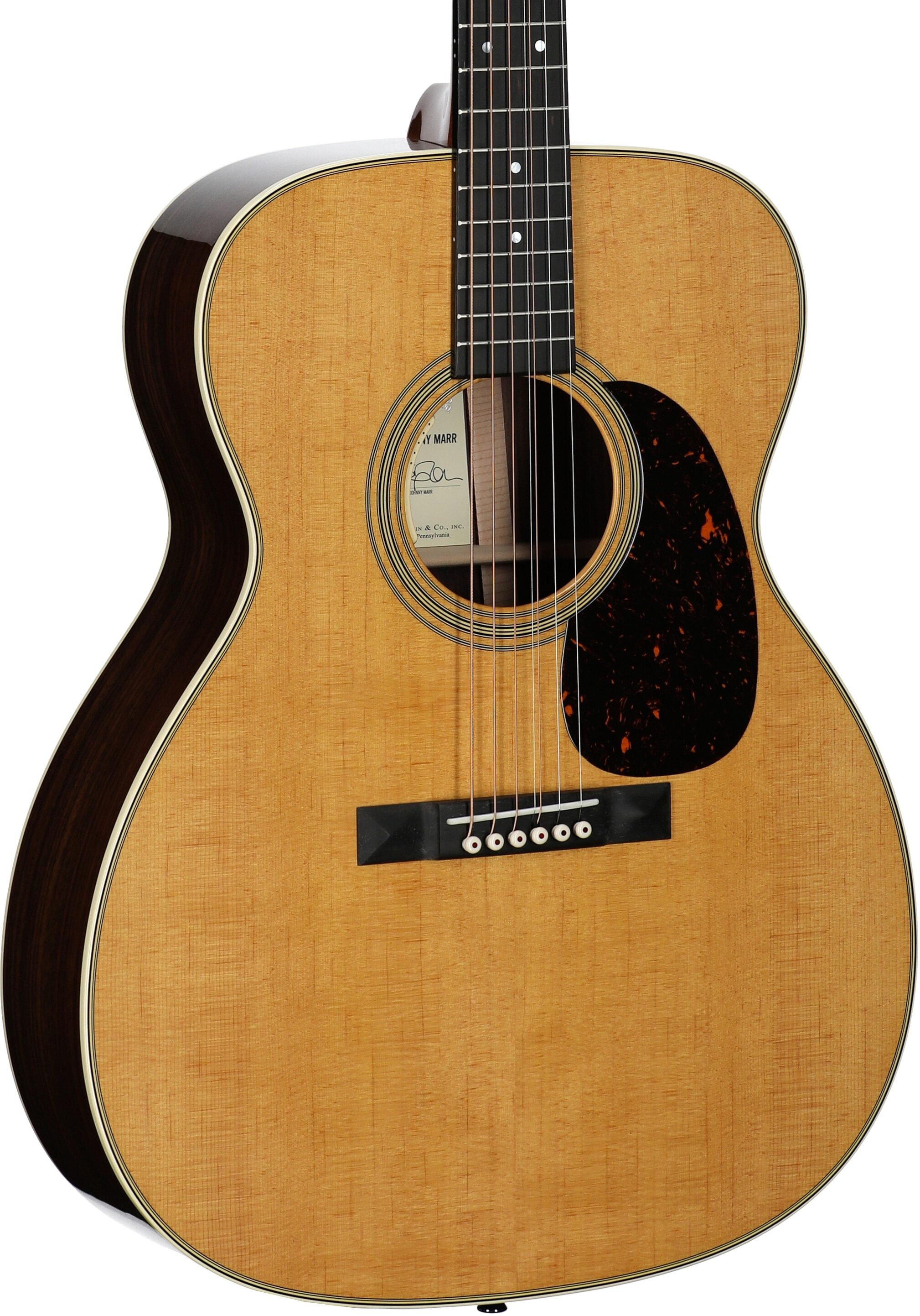 Martin M-7 Johnny Marr Acoustic-Electric Guitar, 7-String, New, Serial Number M2925633, Full Left Front