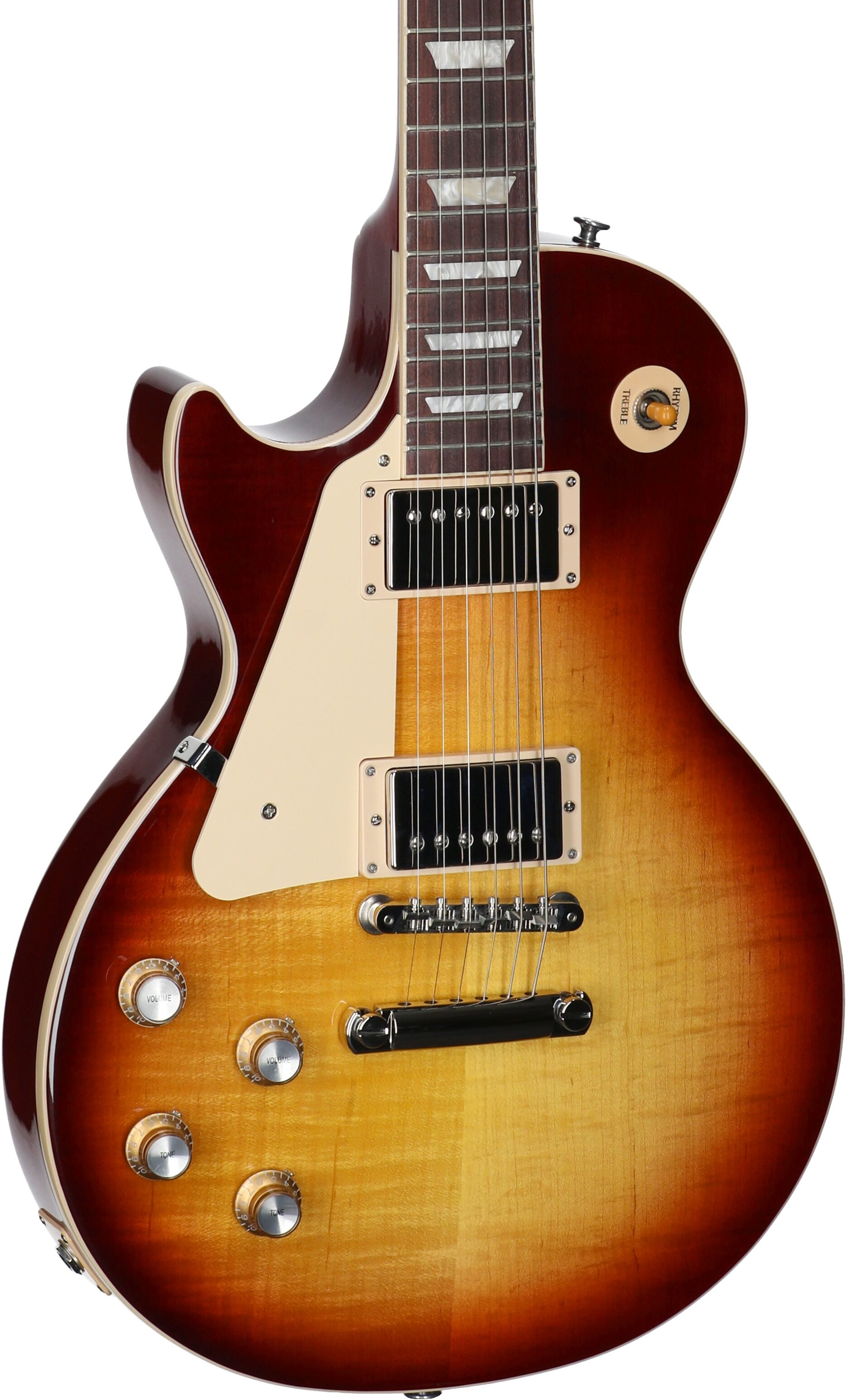 Gibson Les Paul Standard '60s Electric Guitar, Left-Handed (with Case), Bourbon Burst, Serial Number 202250135, Full Left Front