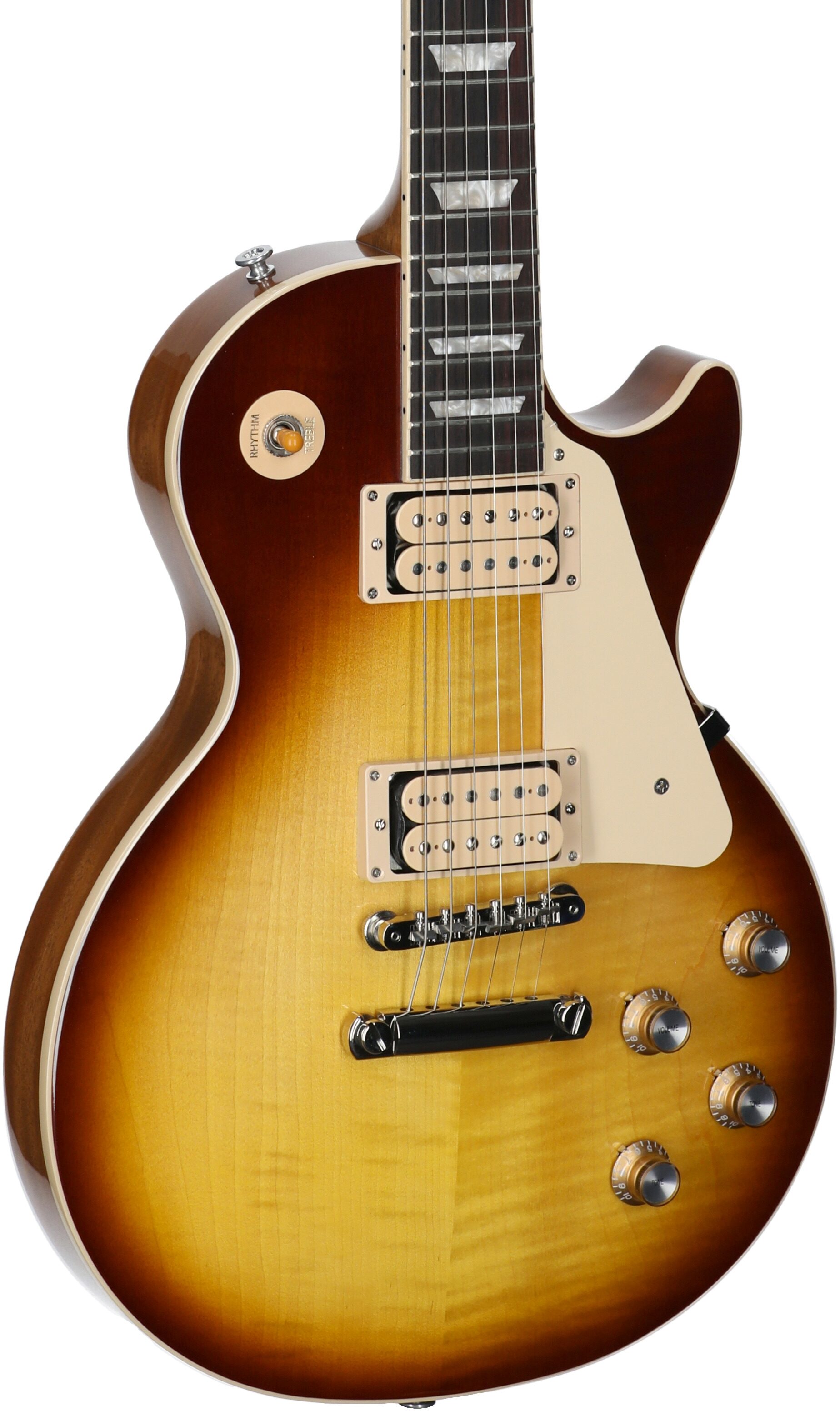 Gibson Limited Edition Les Paul Standard '60s Double Trouble Electric Guitar, Vintage Tobacco, Serial Number 202150112, Full Left Front
