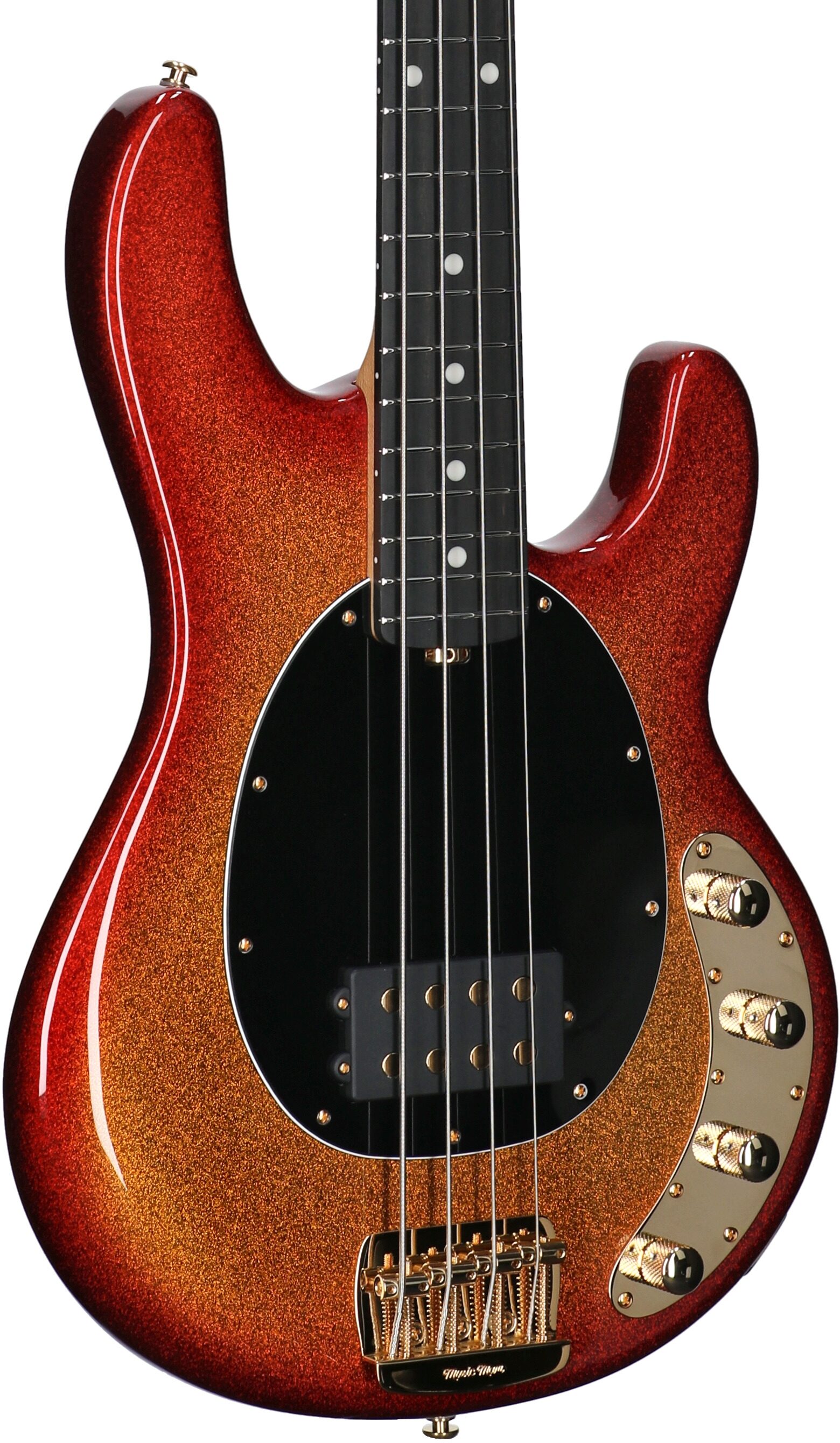 Ernie Ball Music Man StingRay Special Electric Bass (with Case), Cherry Punch, Serial Number K05674, Full Left Front