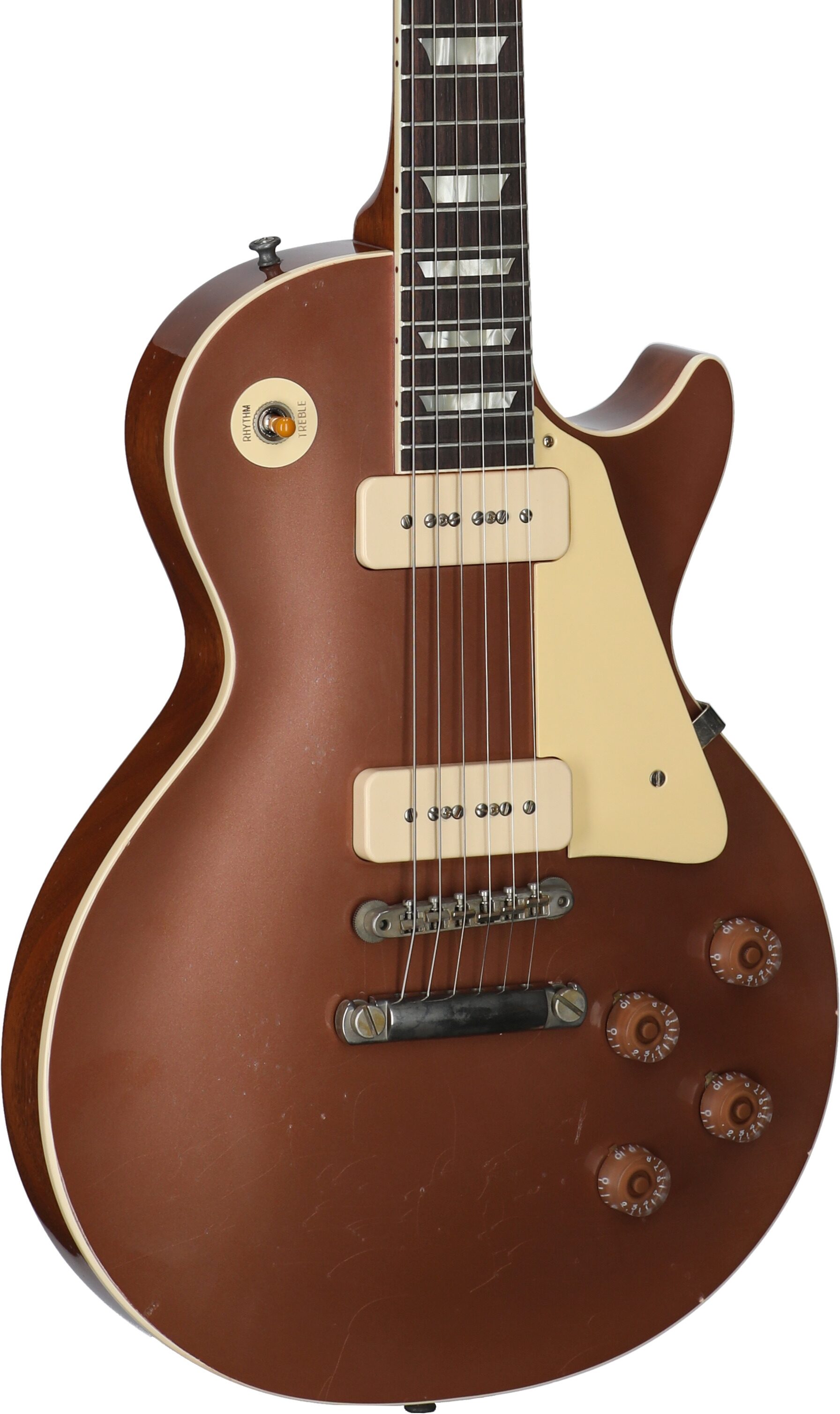 Gibson Limited Edition Custom Shop 1955 NAMM Les Paul Electric Guitar (with Case), Copper Iridescent, Serial Number 55270, Full Left Front