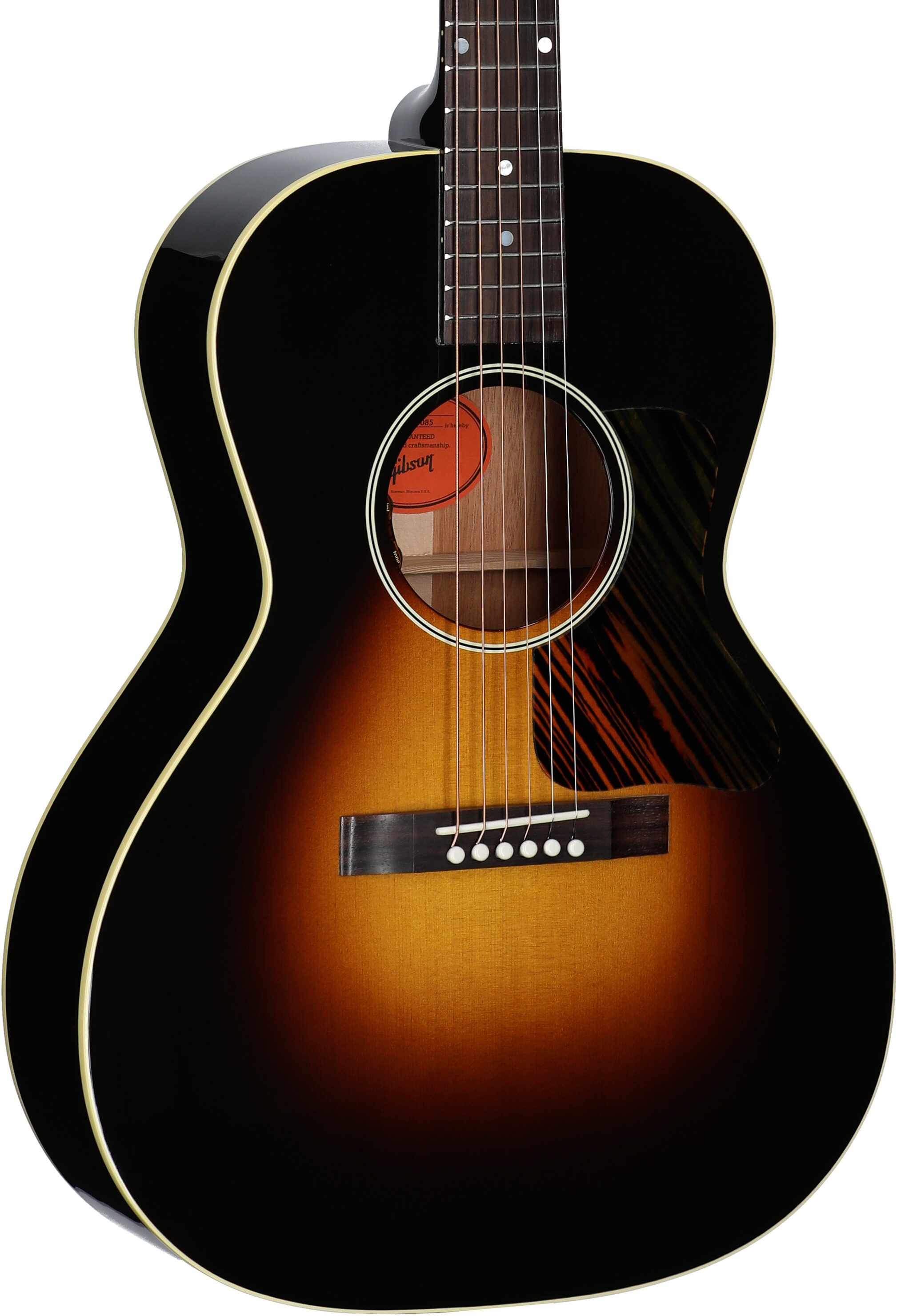 Gibson L-00 Original Acoustic-Electric Guitar (with Case), Vintage Sunburst, Serial Number 20555085, Full Left Front