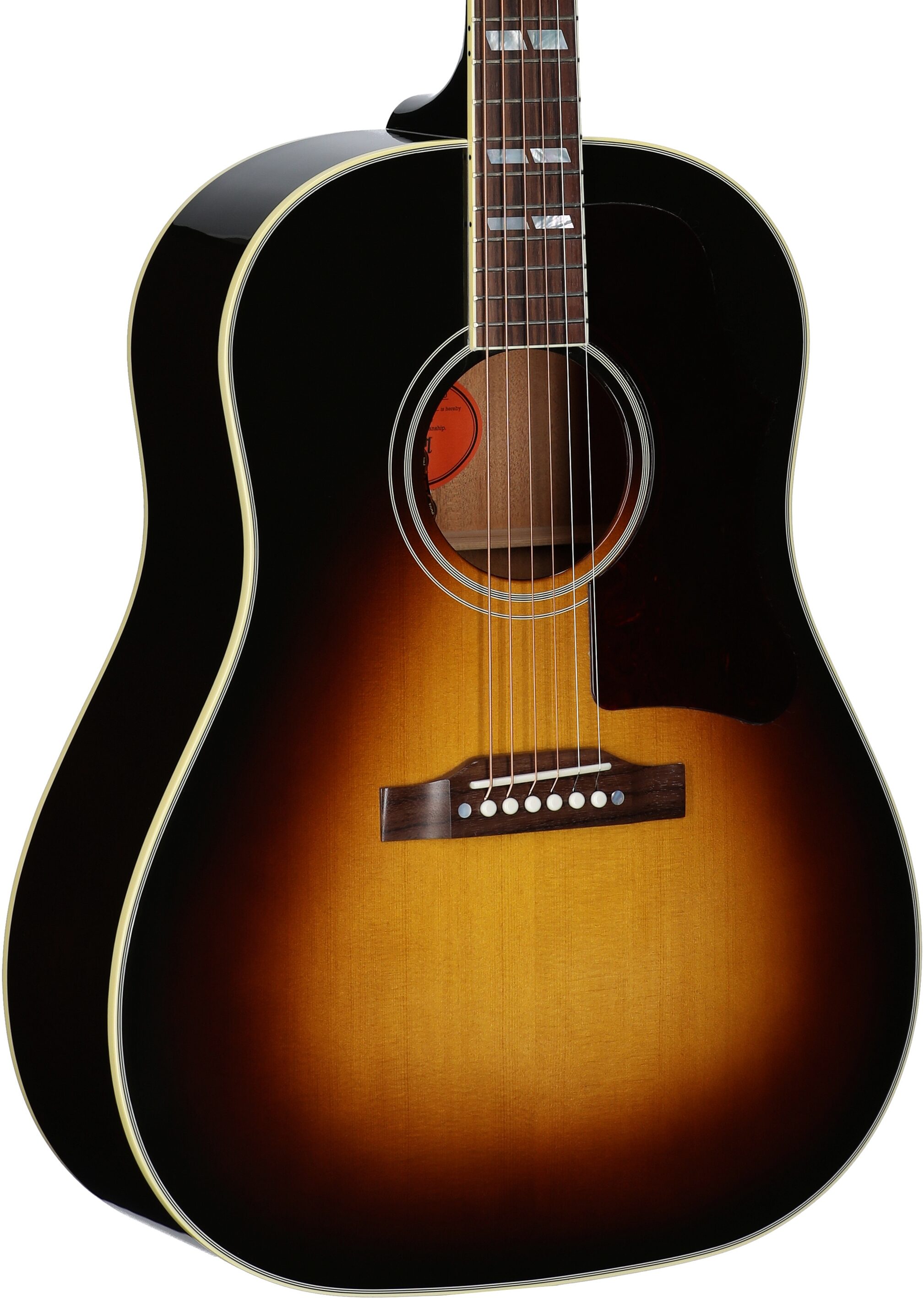 Gibson Southern Jumbo Original Acoustic-Electric Guitar (with Case), Vintage Sunburst, Serial Number 20435082, Full Left Front