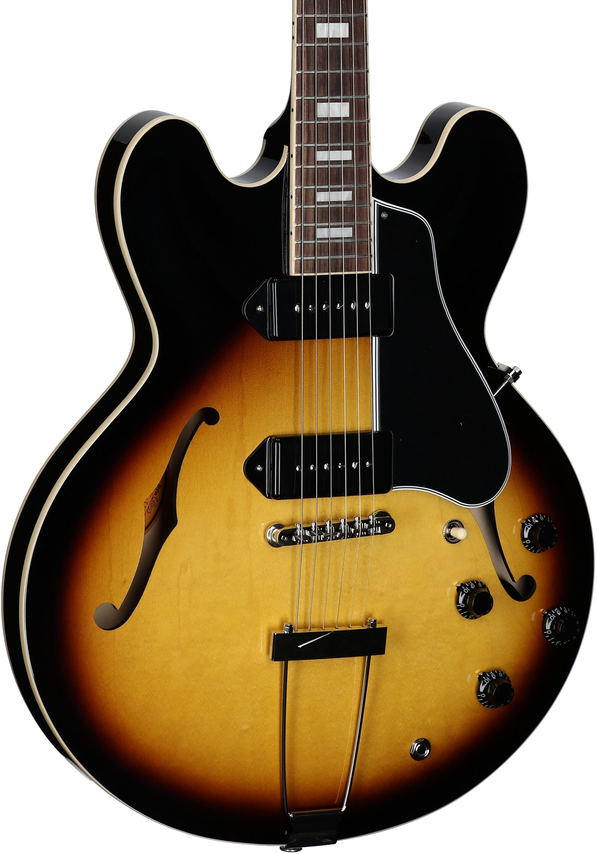 Gibson ES-330 Hollow Body Electric Guitar (with Case), Tobacco Sunburst, Serial Number 233840082, Full Left Front