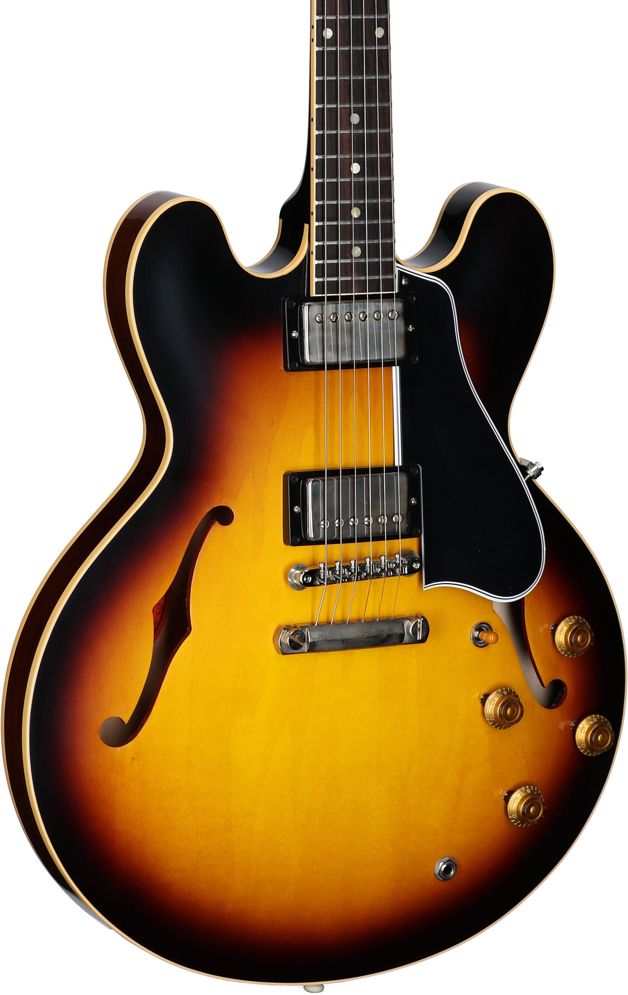 Gibson Custom 1959 ES-335 Reissue VOS Electric Guitar (with Case), Vintage Burst, Serial Number A940440, Full Left Front